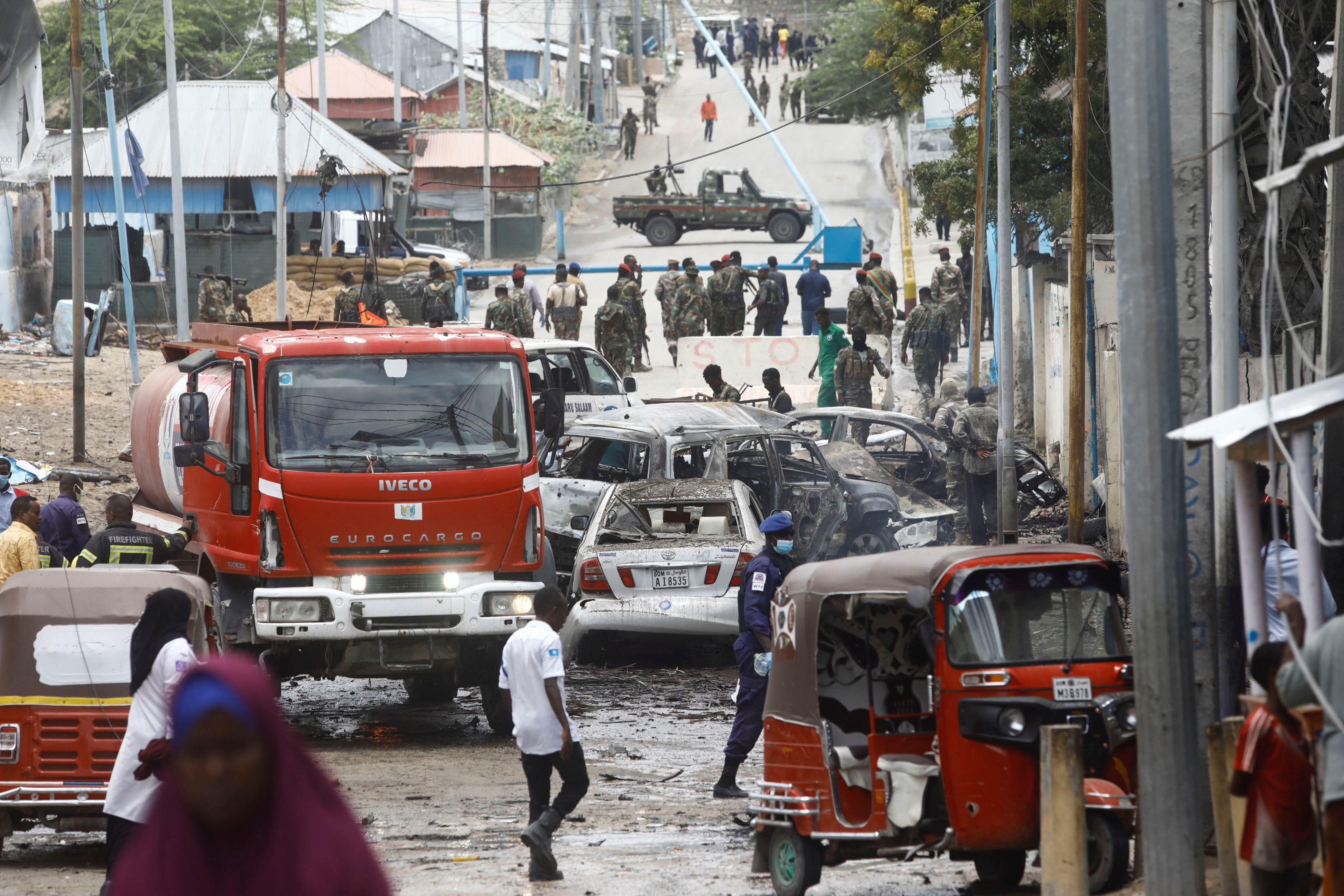 Suicide Car Bomb Targeting Convoy In Somali Capital Kills At Least 8 ...