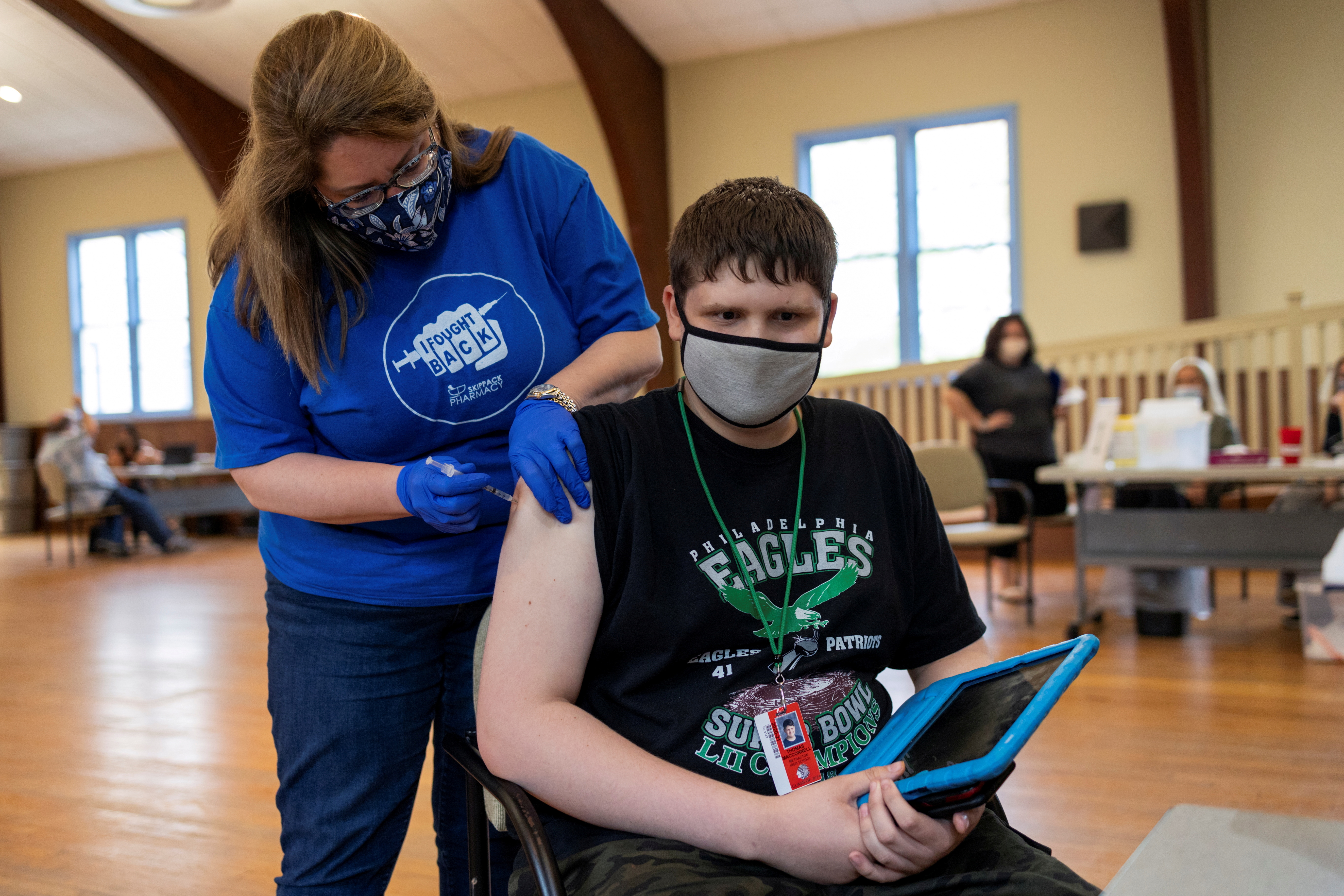 Vaccine clinic for special needs children and families in Worcester