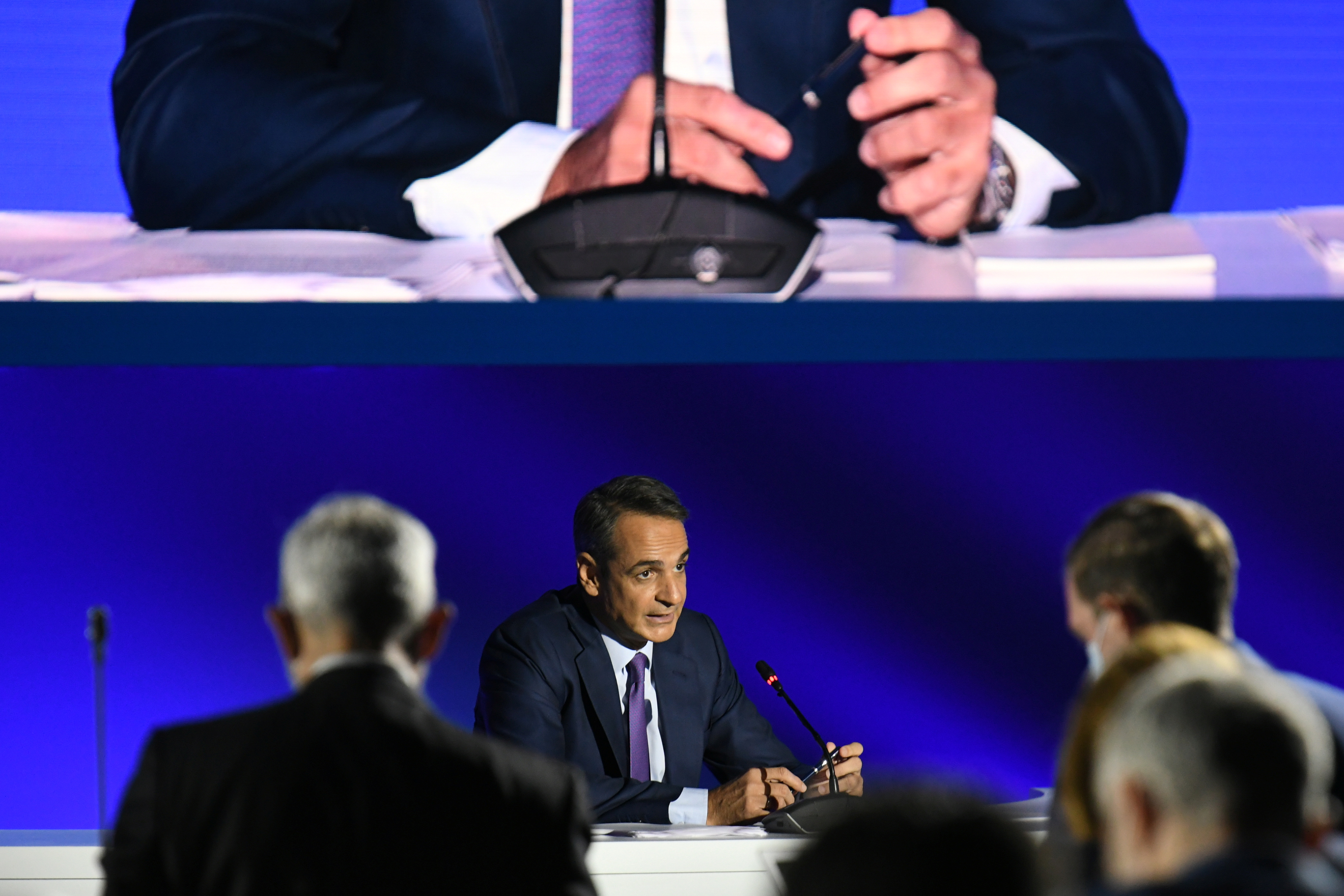 Greek PM Mitsotakis' news conference in Thessaloniki