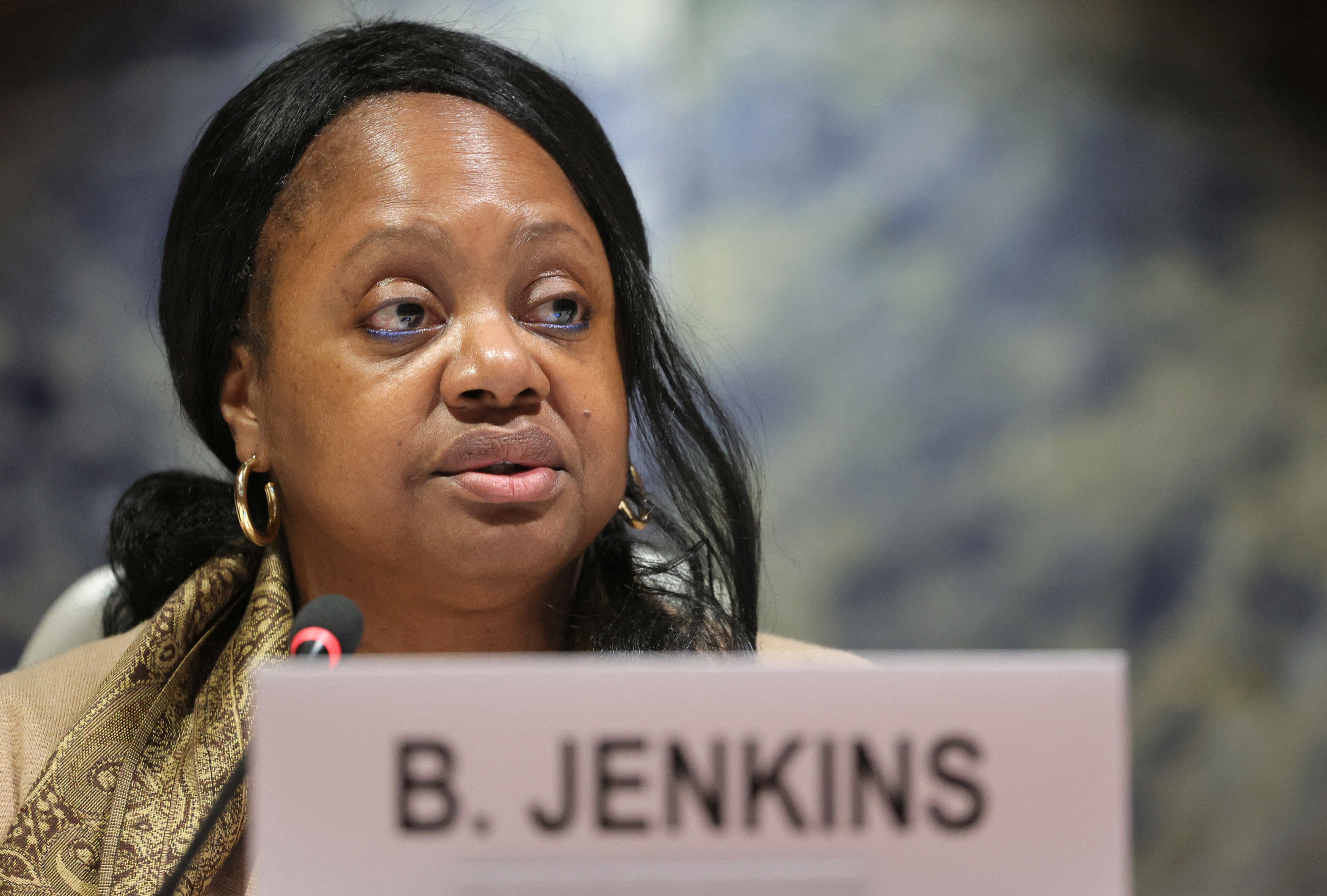 U.S. Under Secretary of State for Arms Control and International Security Jenkins attends the Conference on Disarmament in Geneva