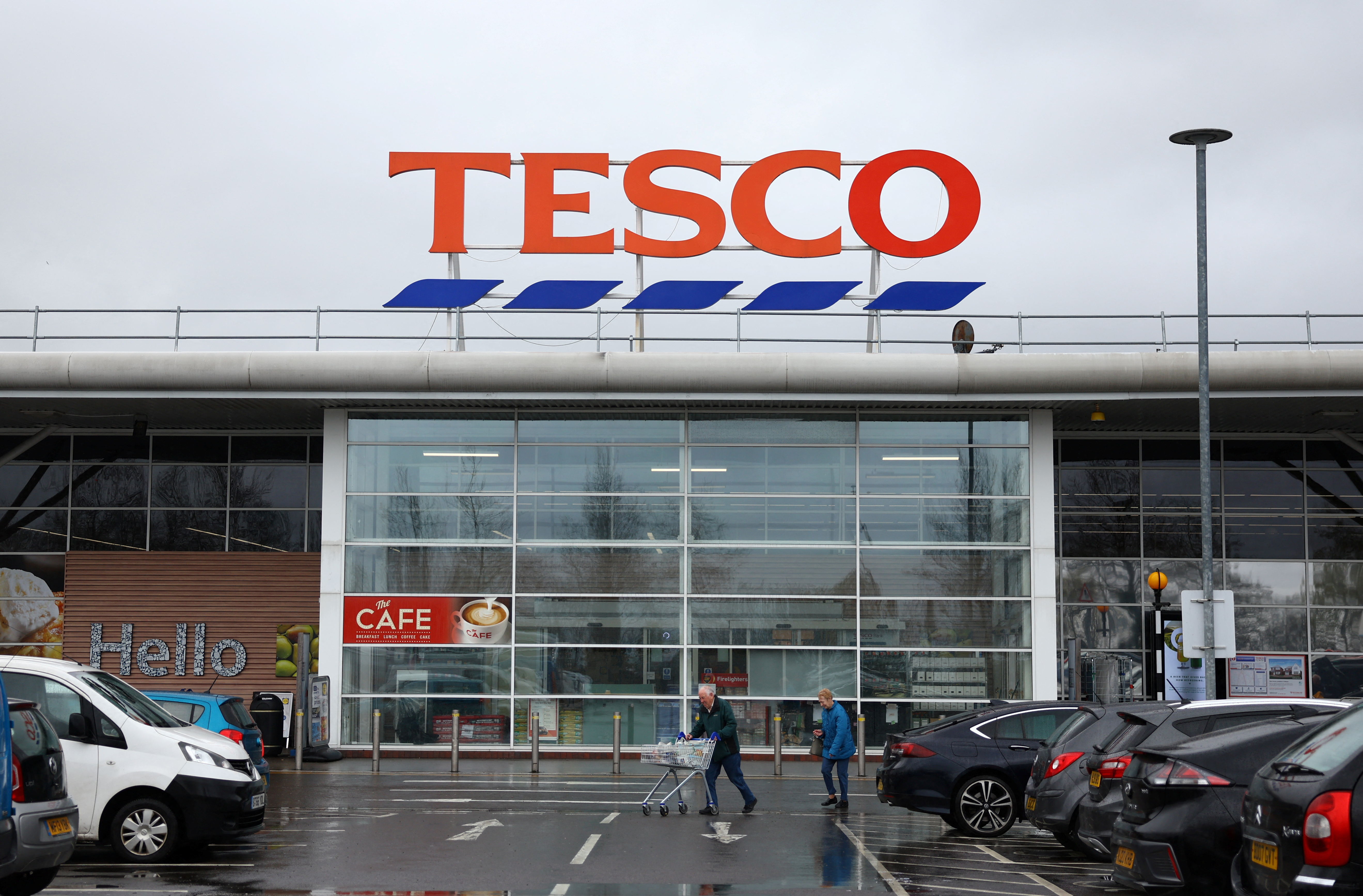 A general view of Tesco