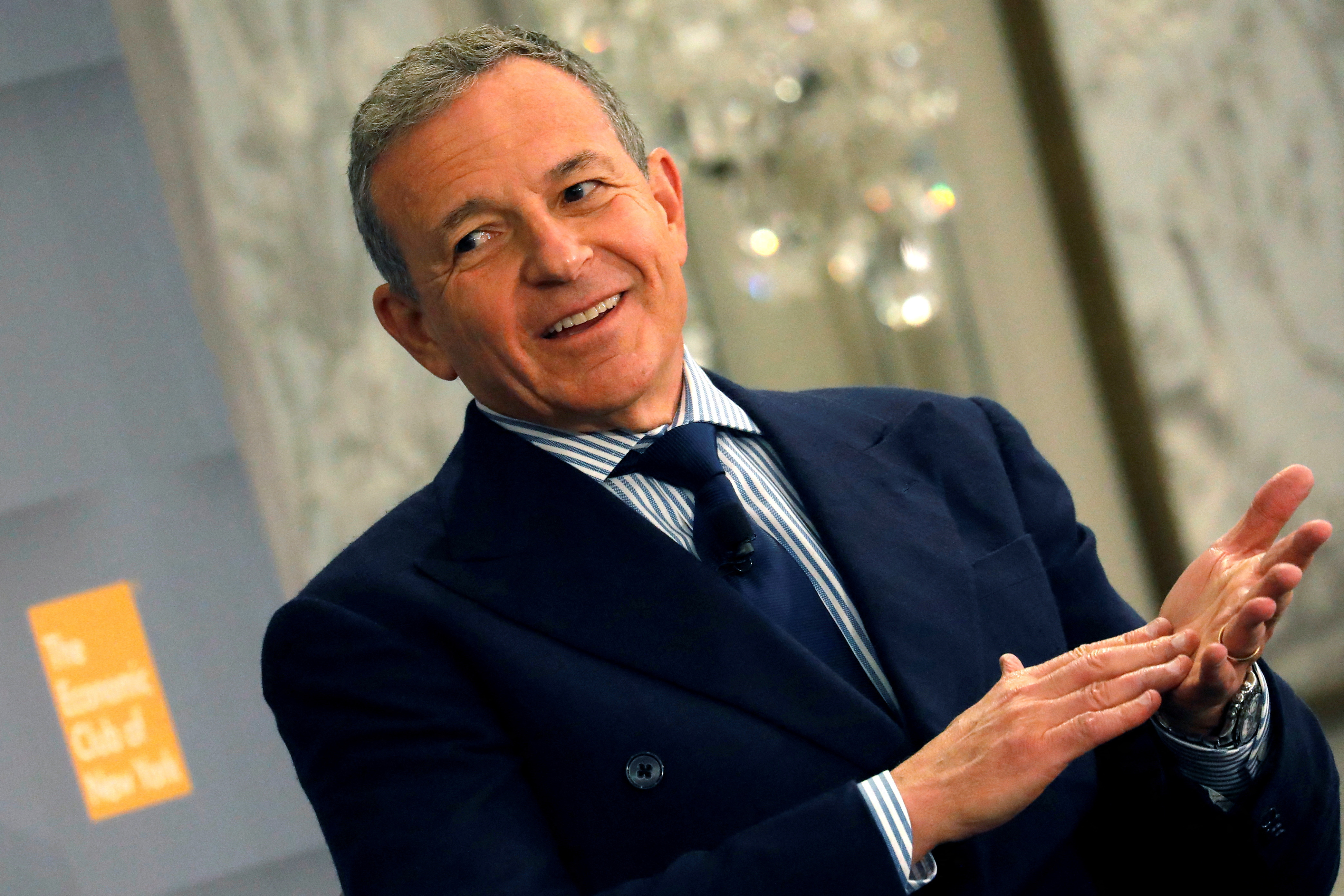 Robert Iger, Chairman and CEO at The Walt Disney Company speaks to the Economic Club of New York