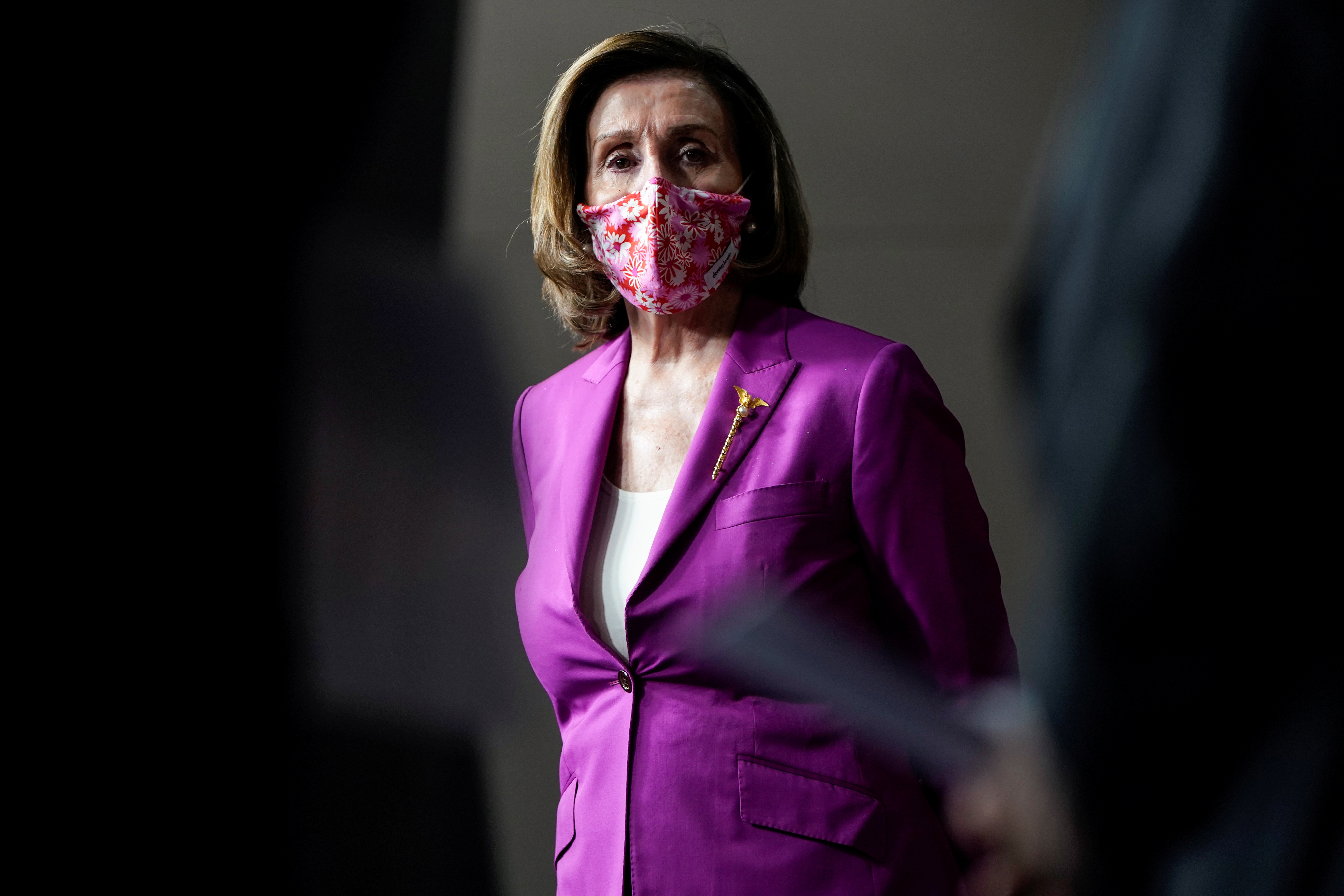U.S. House Speaker Pelosi and House Democrats hold news conference ahead of House passage of coronavirus relief bill on Capitol Hill in Washington