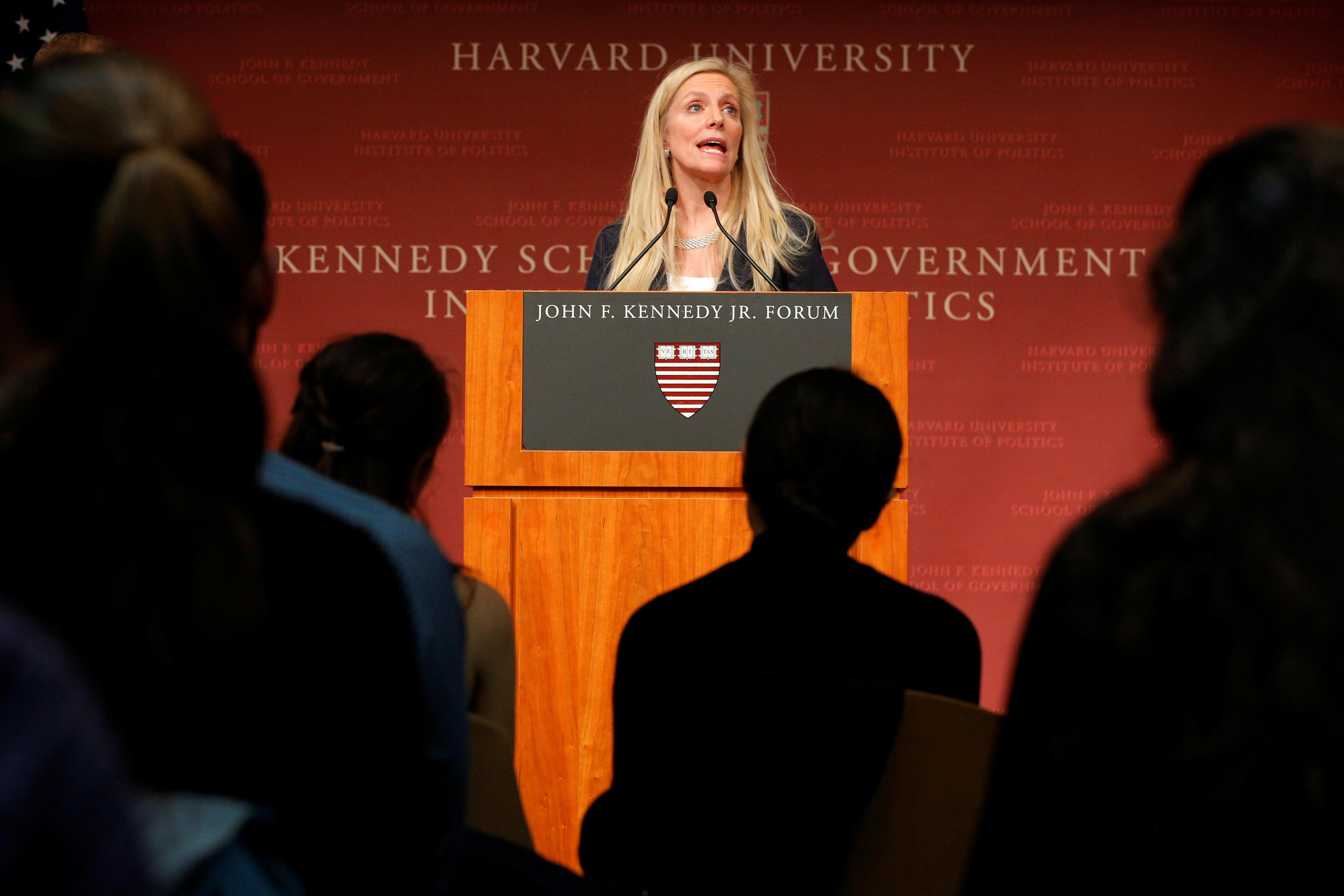 Federal Reserve Board Governor Lael Brainard speaks at the John F. Kennedy School of Government at Harvard University in Cambridge, Massachusetts, U.S., March 1, 2017. REUTERS/Brian Snyder