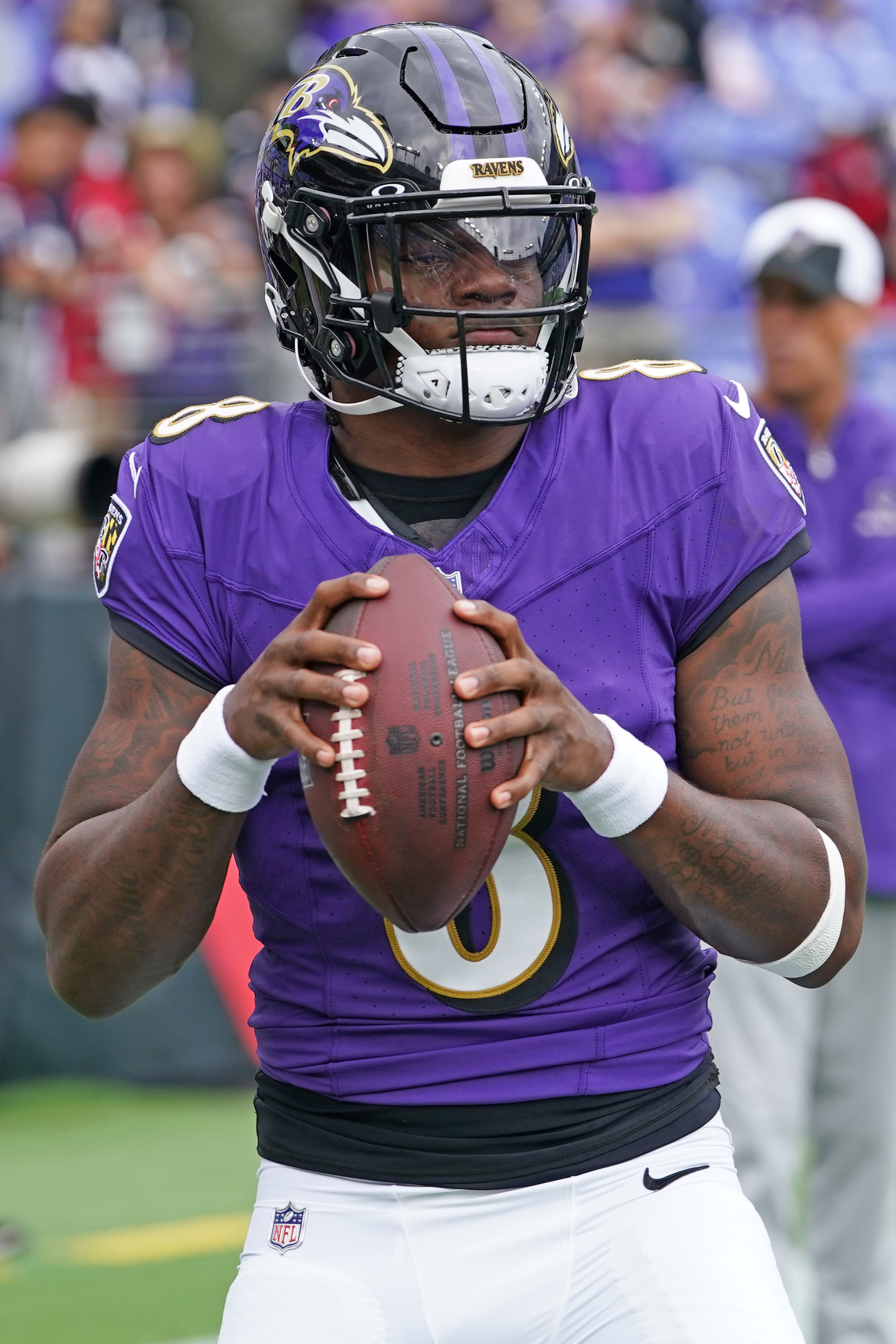 Lamar Jackson, Ravens run past Texans