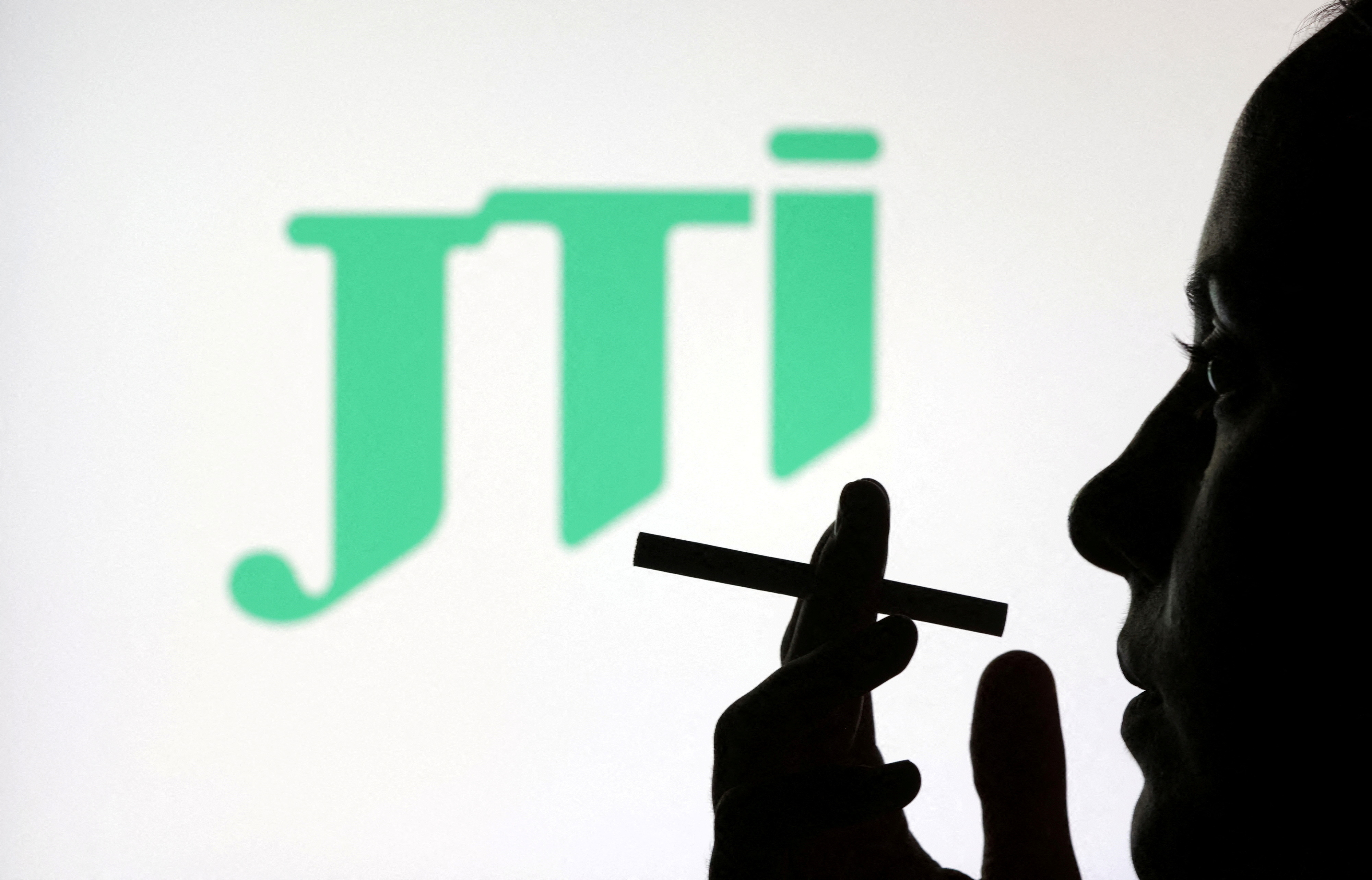 Illustration shows JTI (Japan Tobacco)  logo