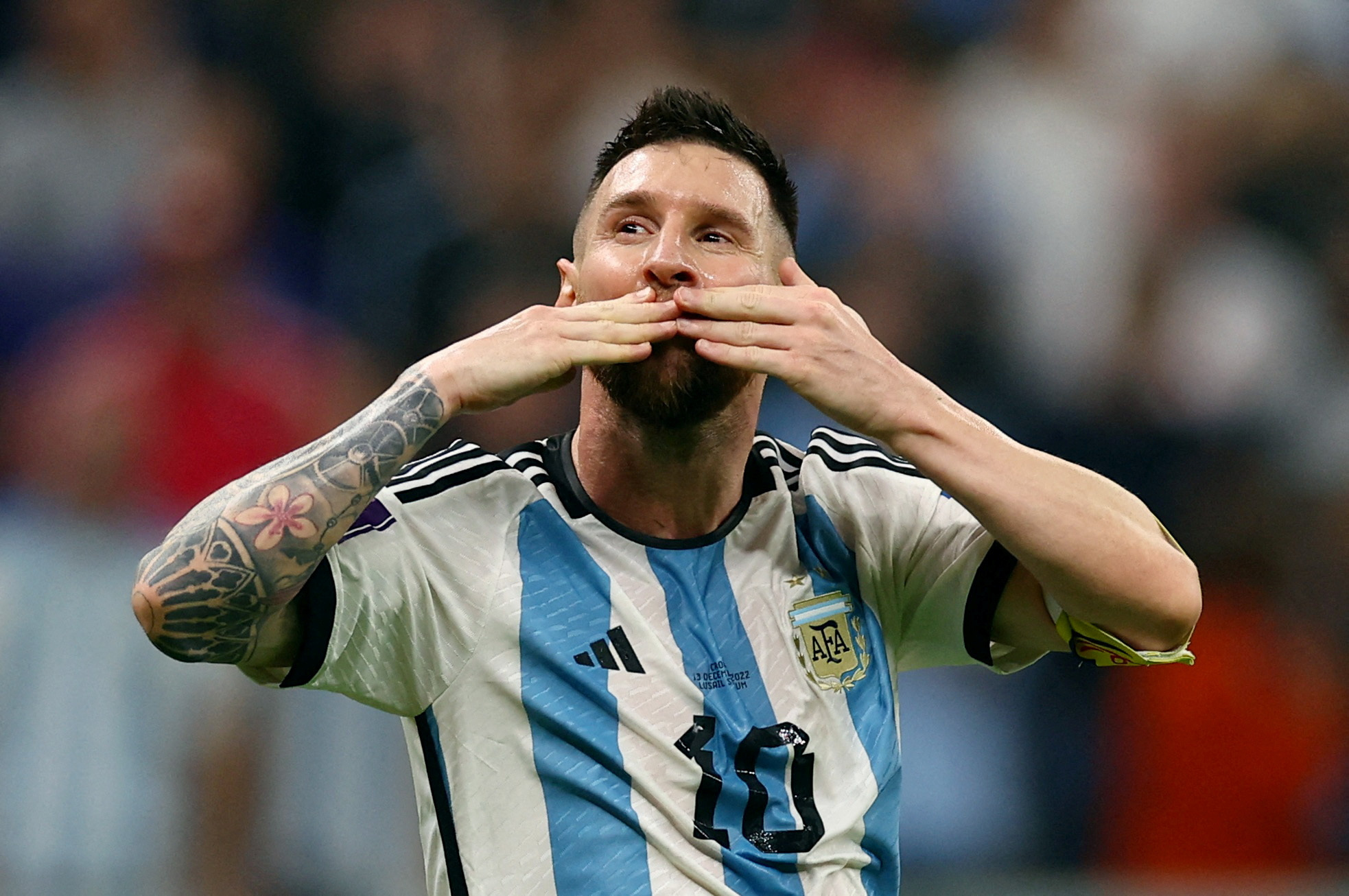 Lionel Messi, o grande capitão Albiceleste