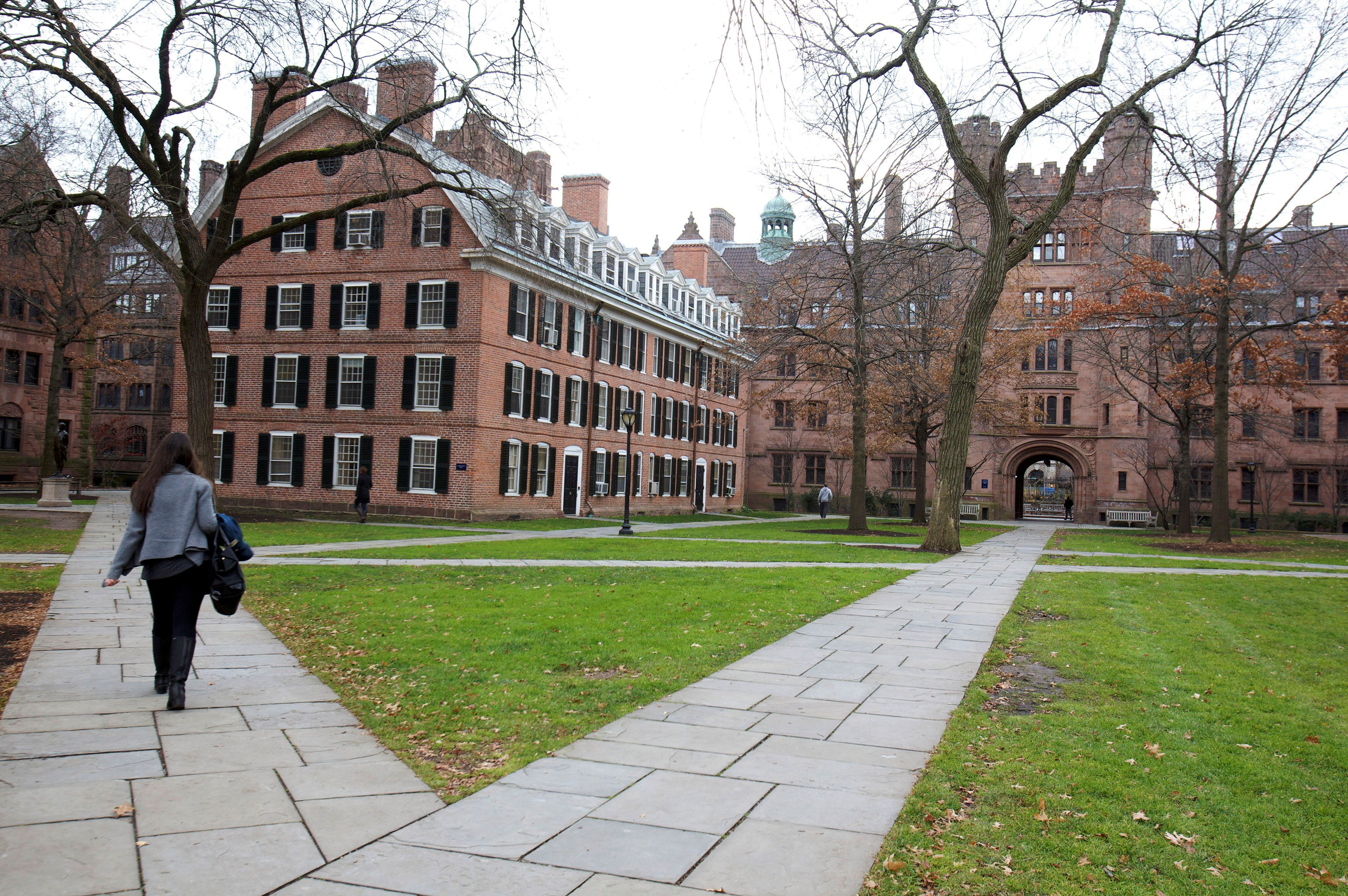 Old Campus at Yale University in New Haven