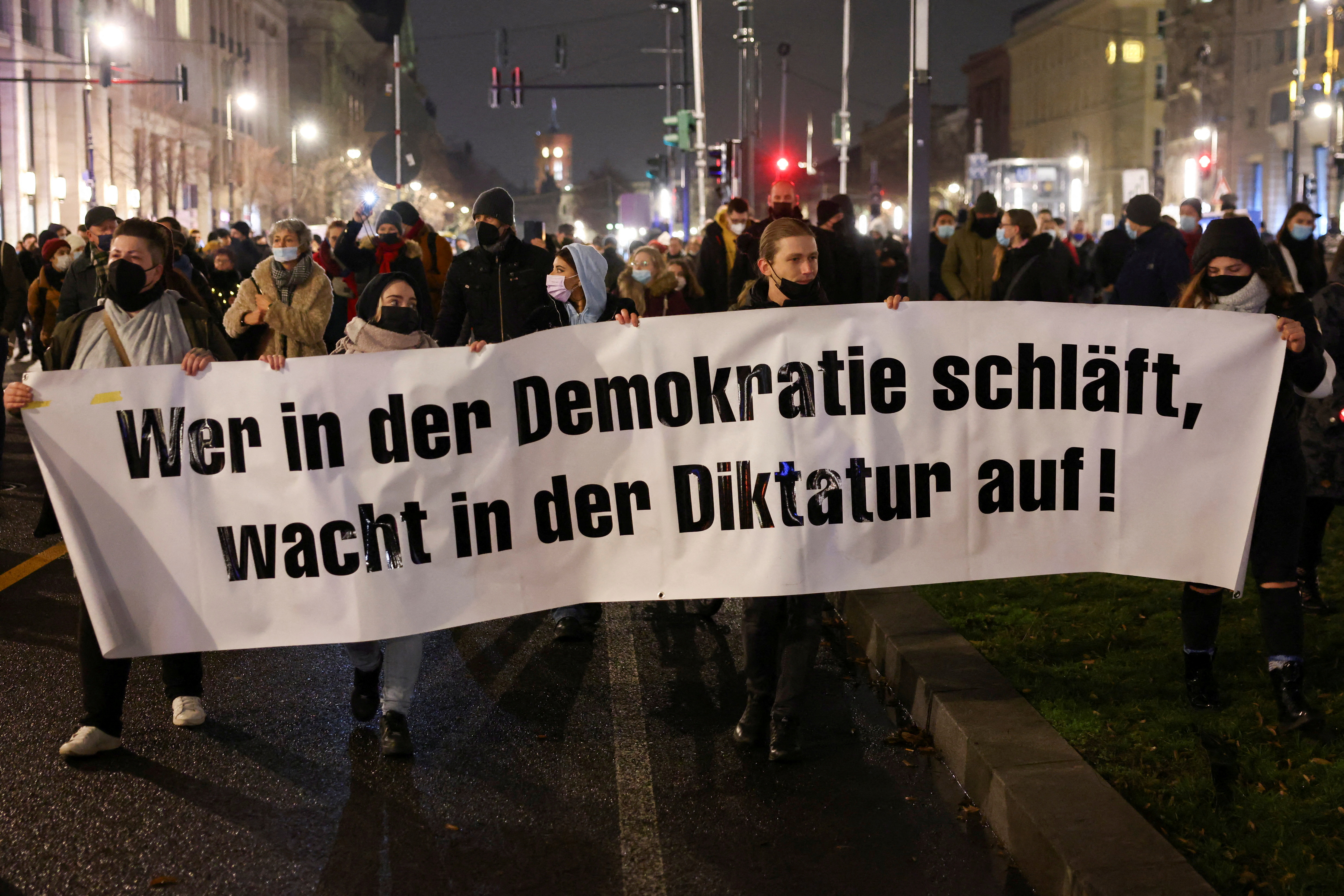 Protest against COVID-19 measures in Berlin
