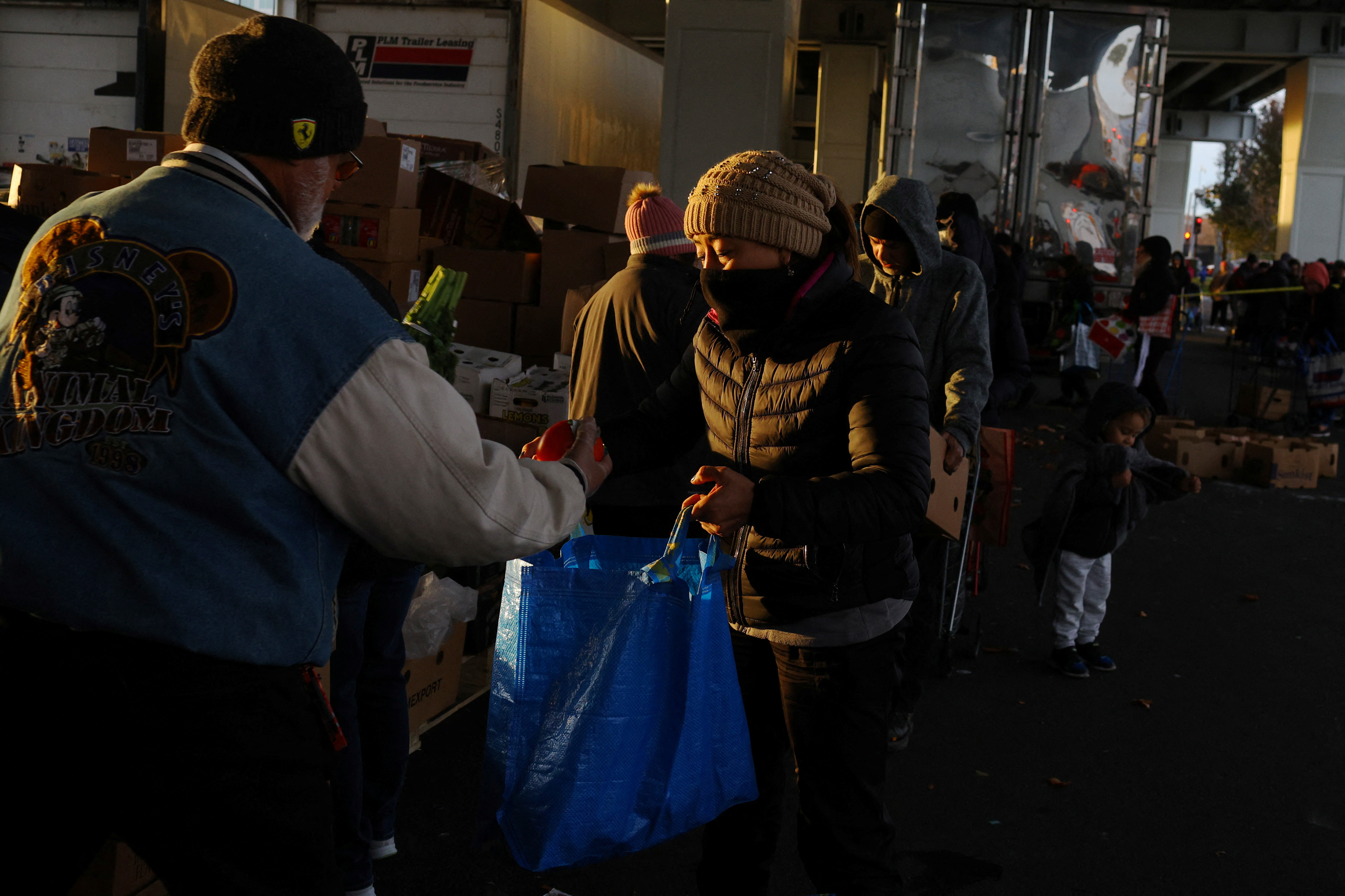 Residents get free groceries in Chelsea