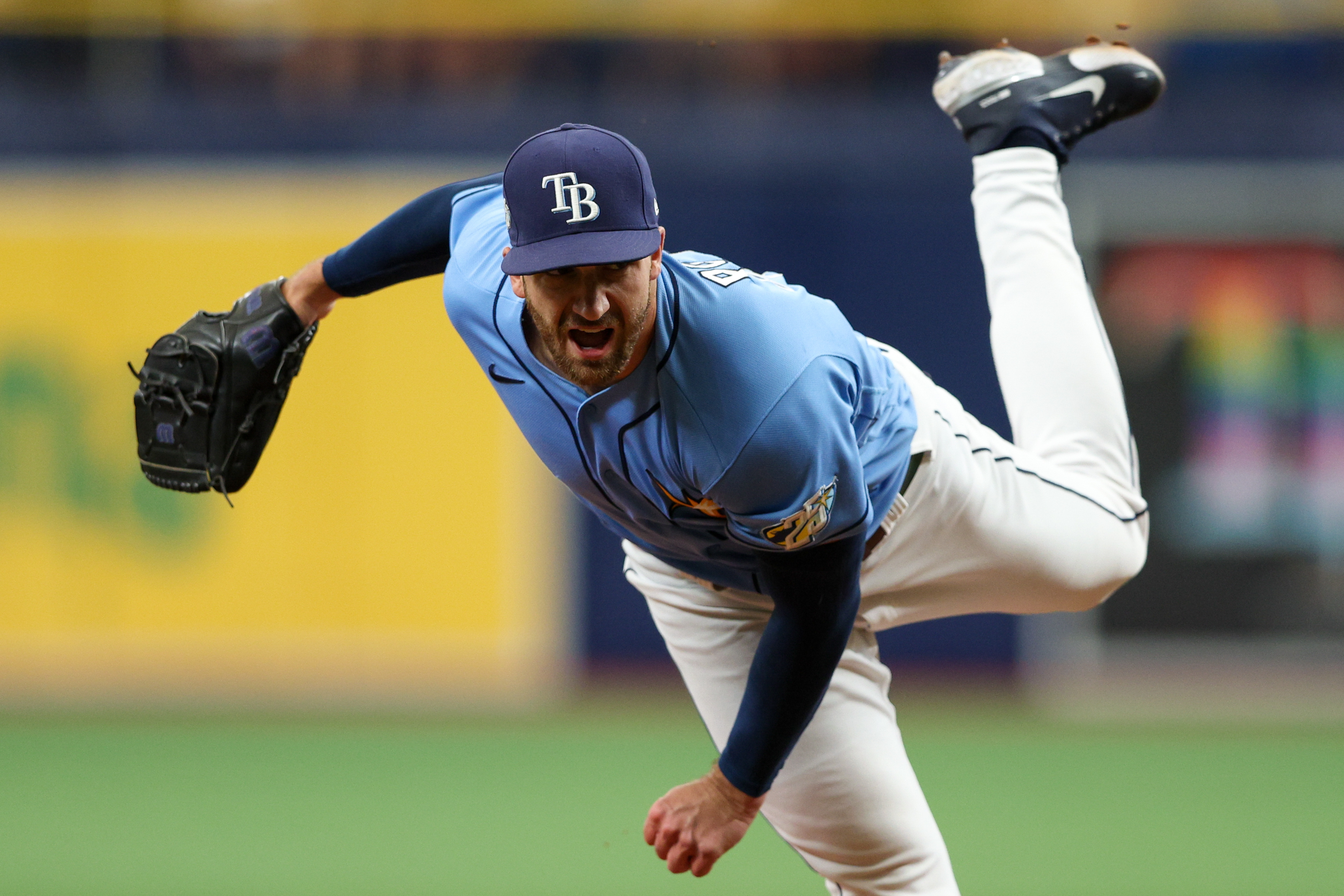 Tyler Glasnow's 12 Ks help Rays past Royals 3-1