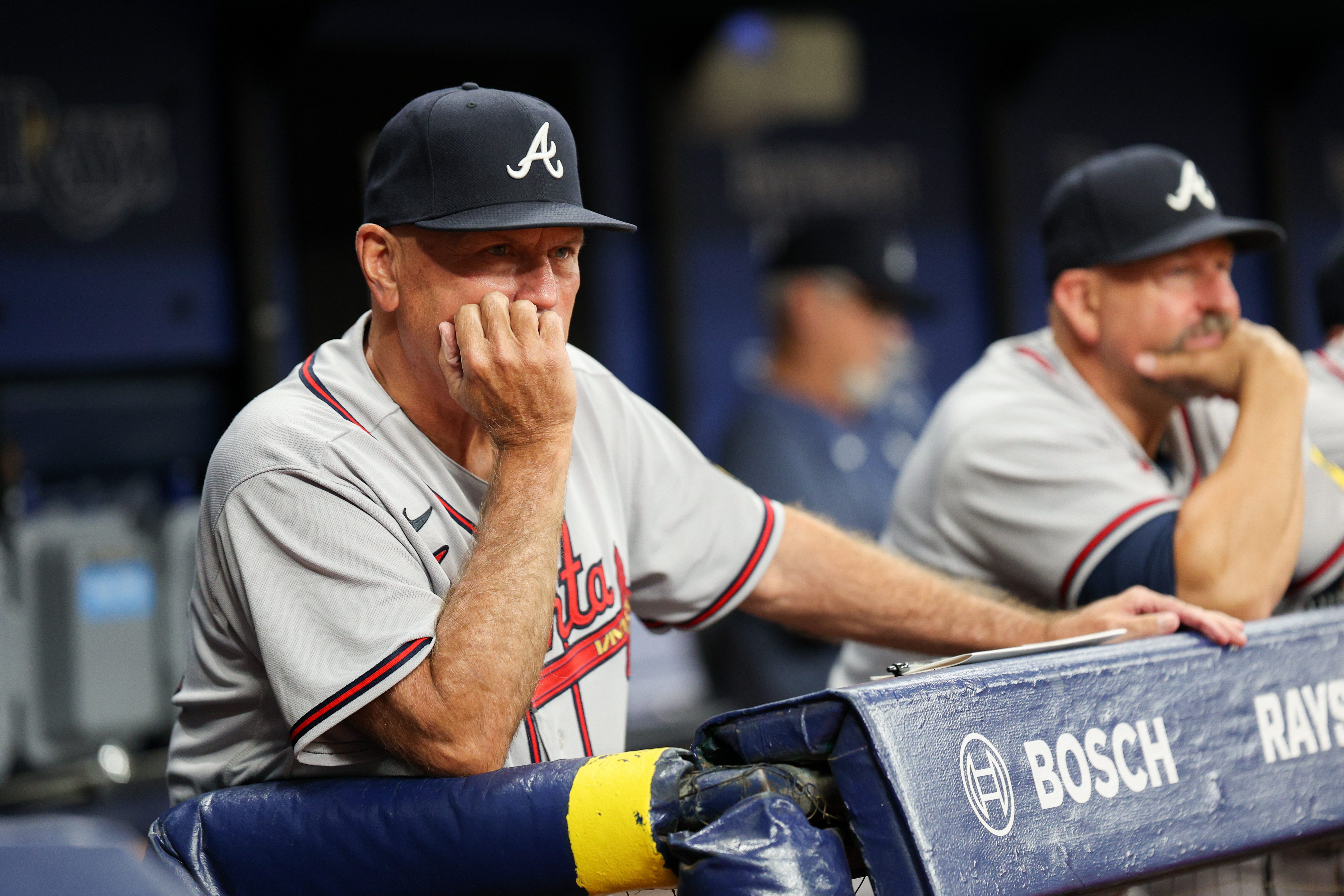 Braves' Spencer Strider gives Sean Murphy his flowers after 3-RBI