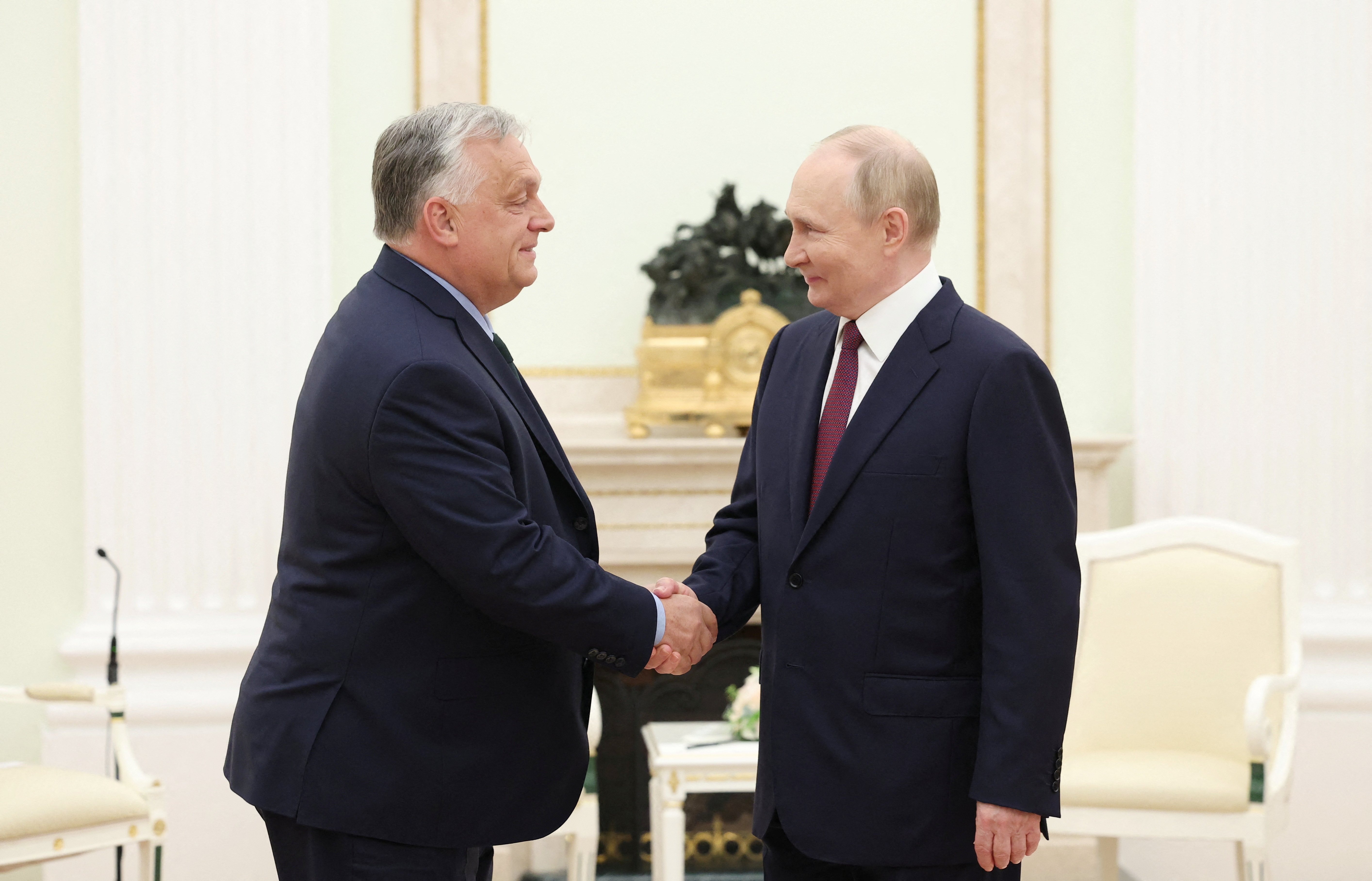 Hungary's Prime Minister Orban visits Russia