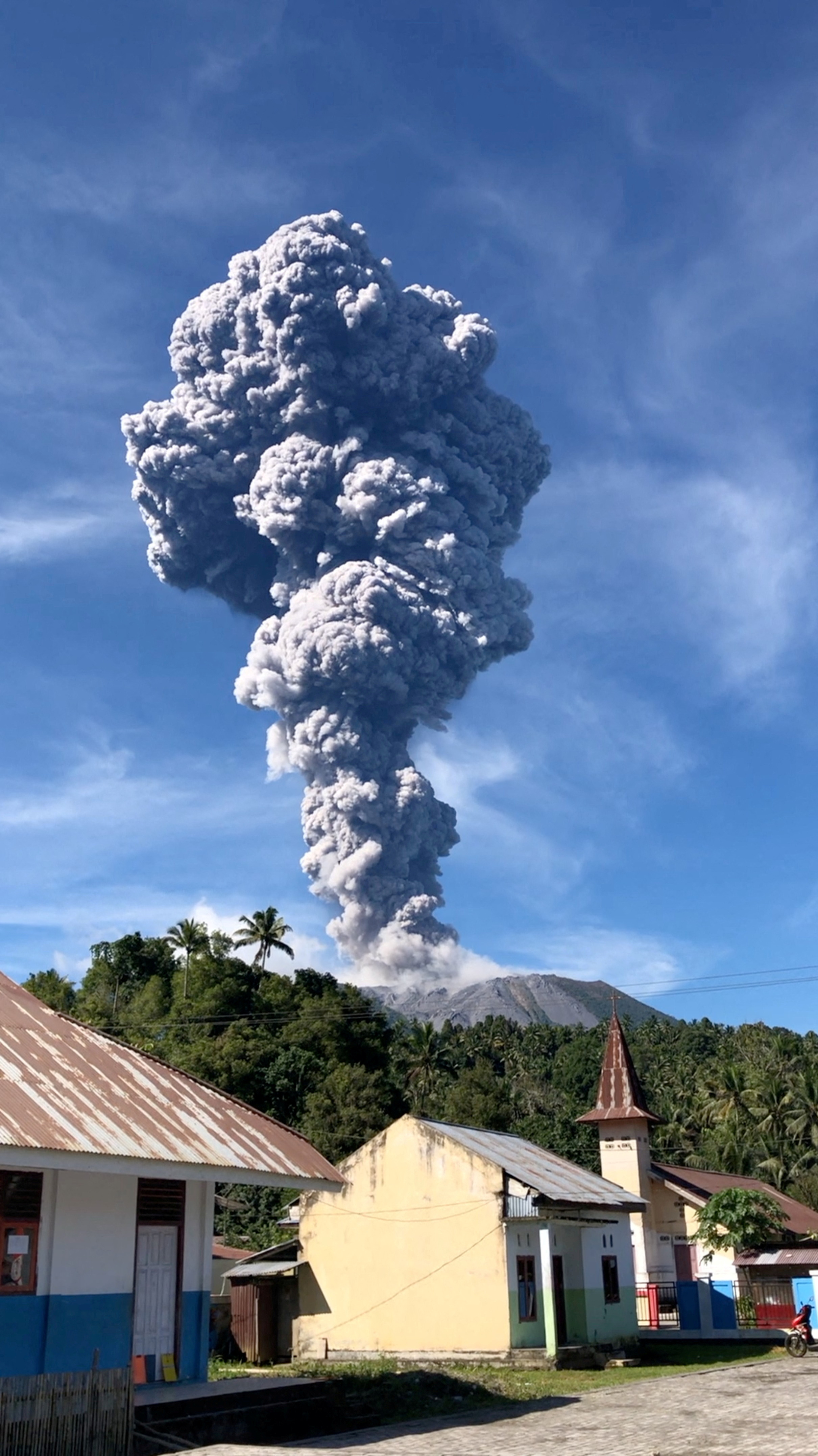 Indonesia's Mt Ibu Erupts, Spewing Ash Clouds | Reuters