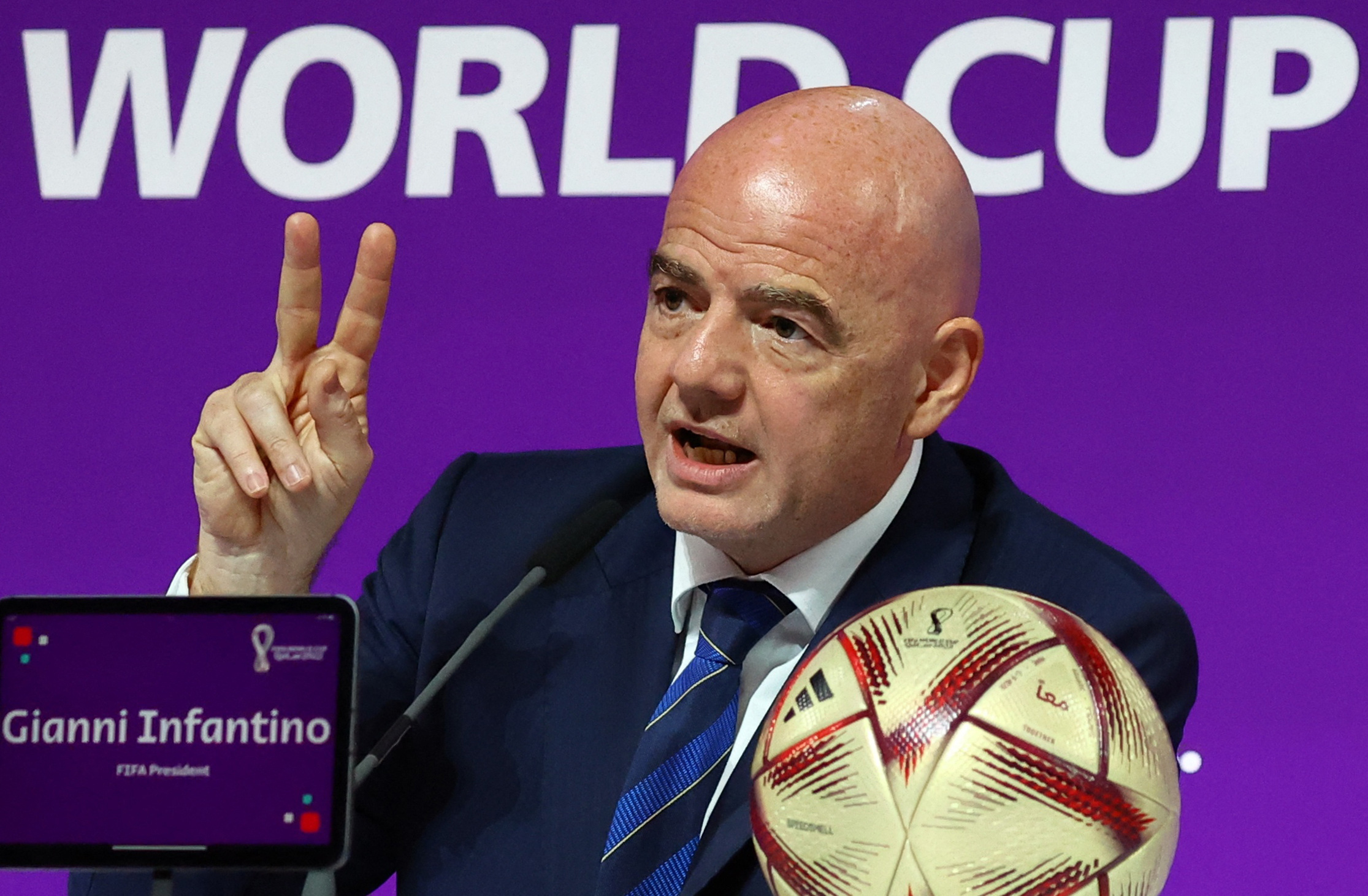 2022 World Cup: The close ties between Qatar and FIFA president Gianni  Infantino