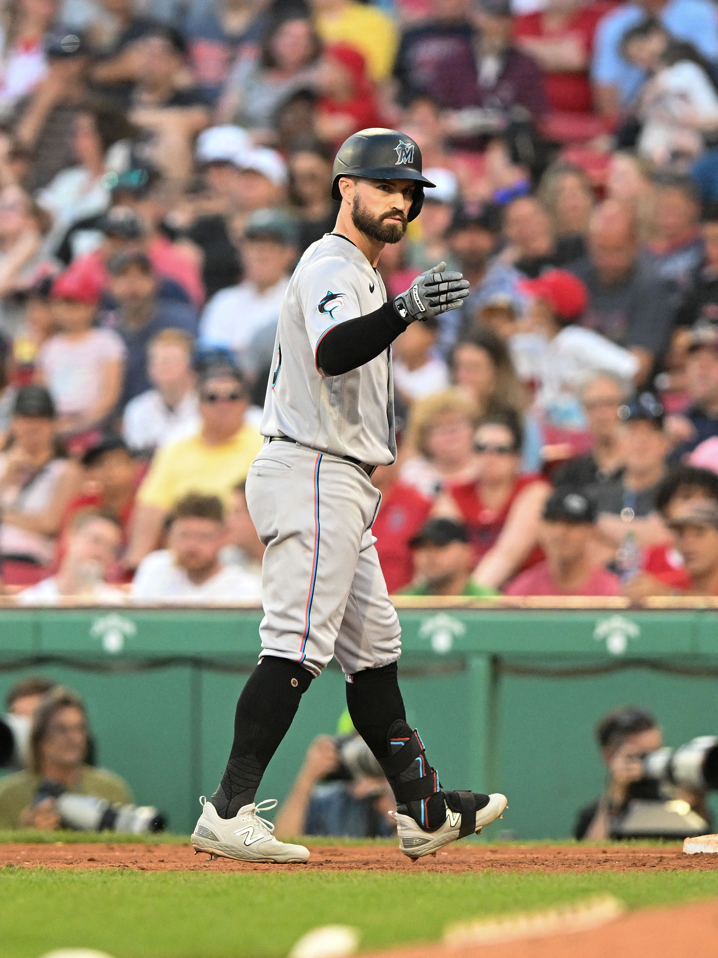 Marlins foil Bello's no-hit bid and beat Red Sox 2-0 - CBS Boston