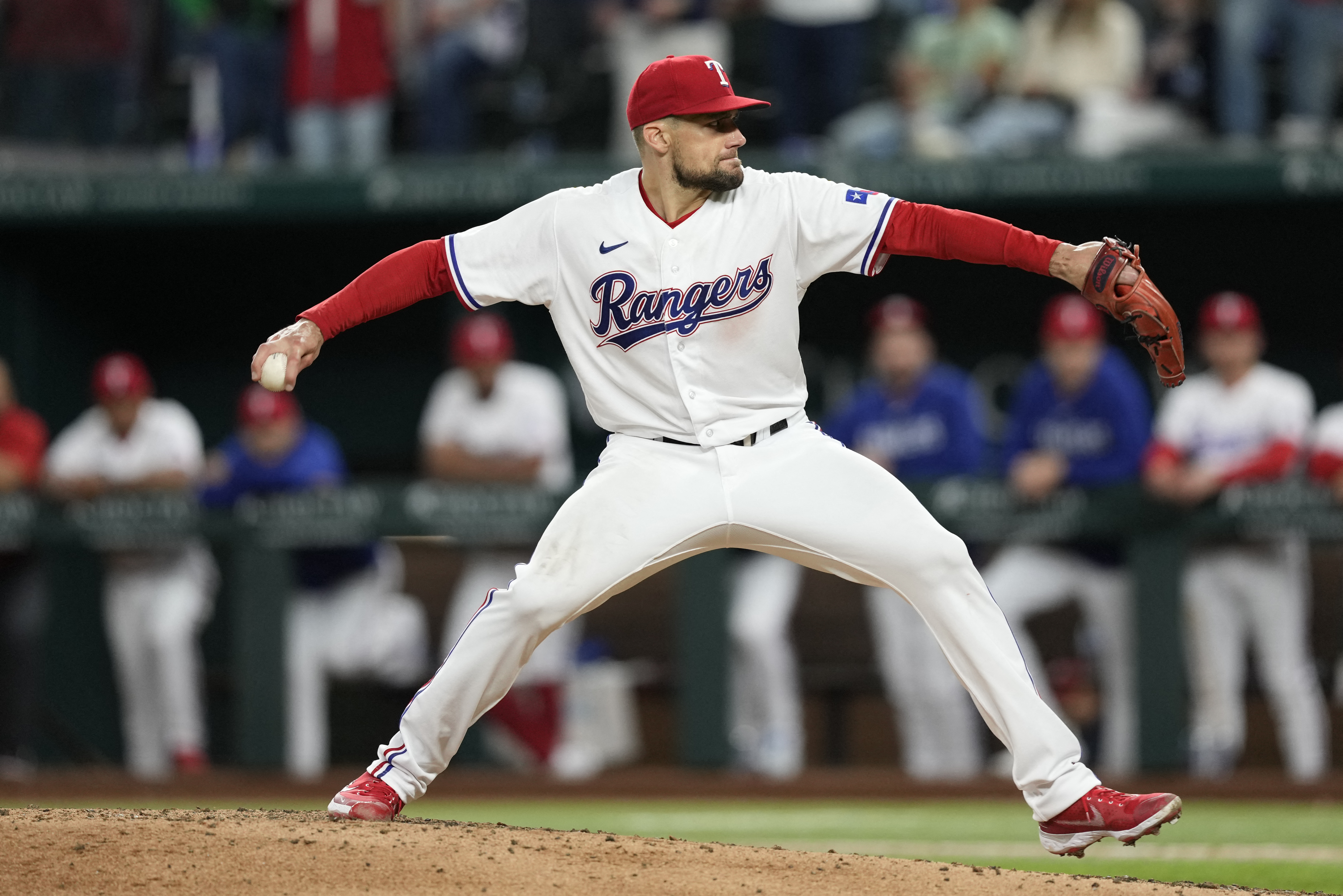 Rangers' Nathan Eovaldi tosses shutout against Yankees