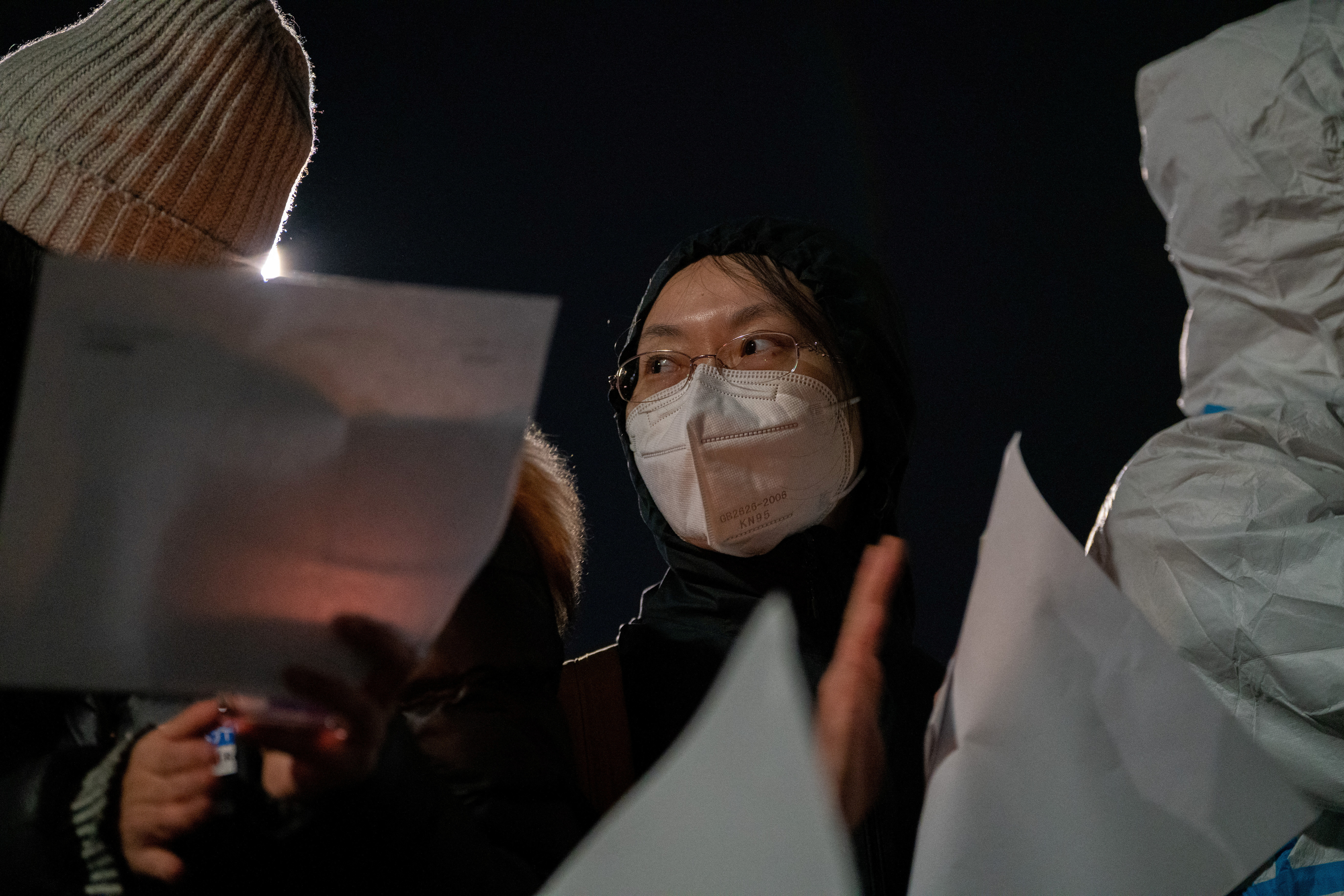 Anti-Chinese government protests, amid China’s Zero Covid policy in New York