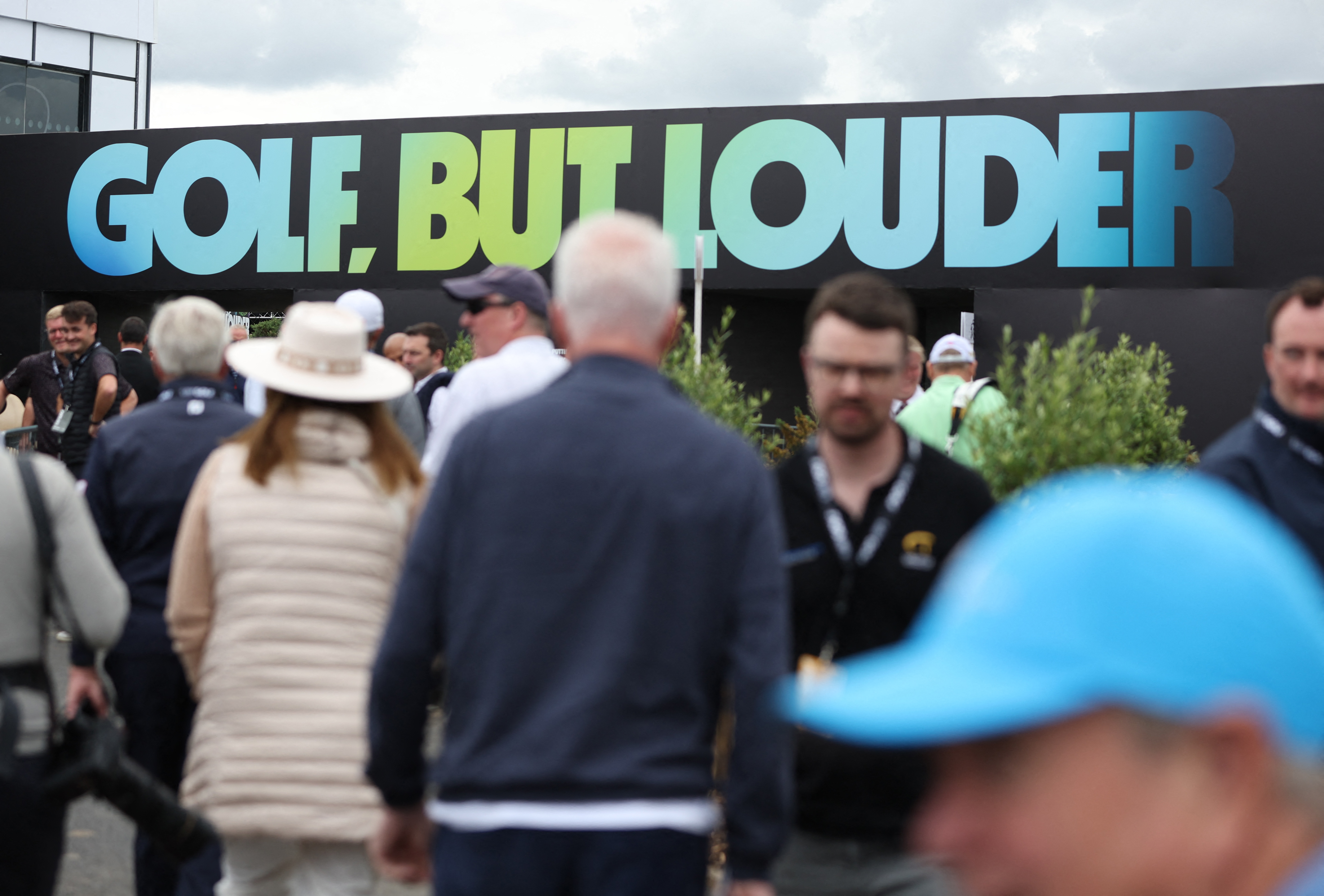 Richest golf event ever begins under cloud as power struggles rages