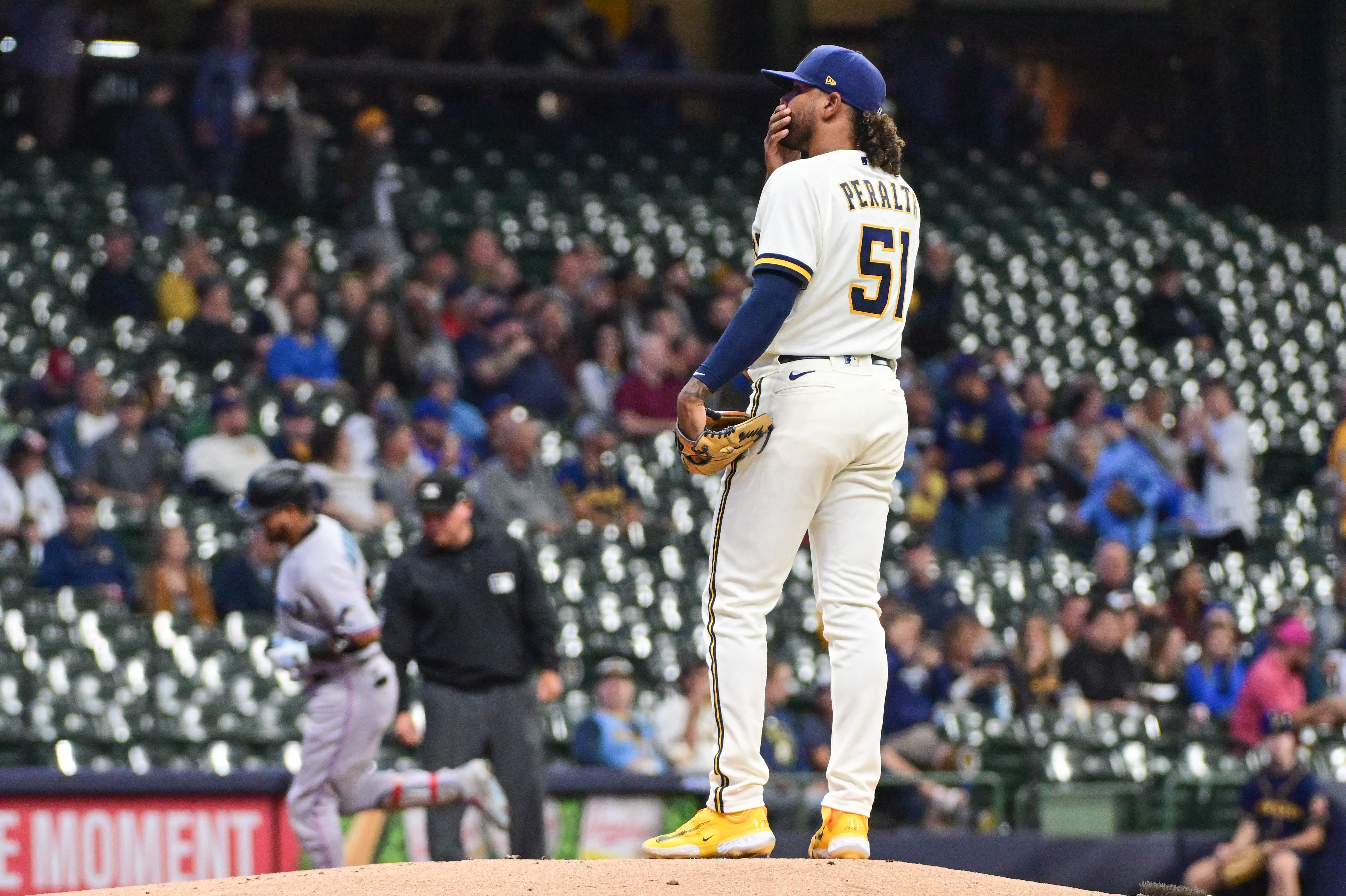 Brewers edge Marlins behind Freddy Peralta