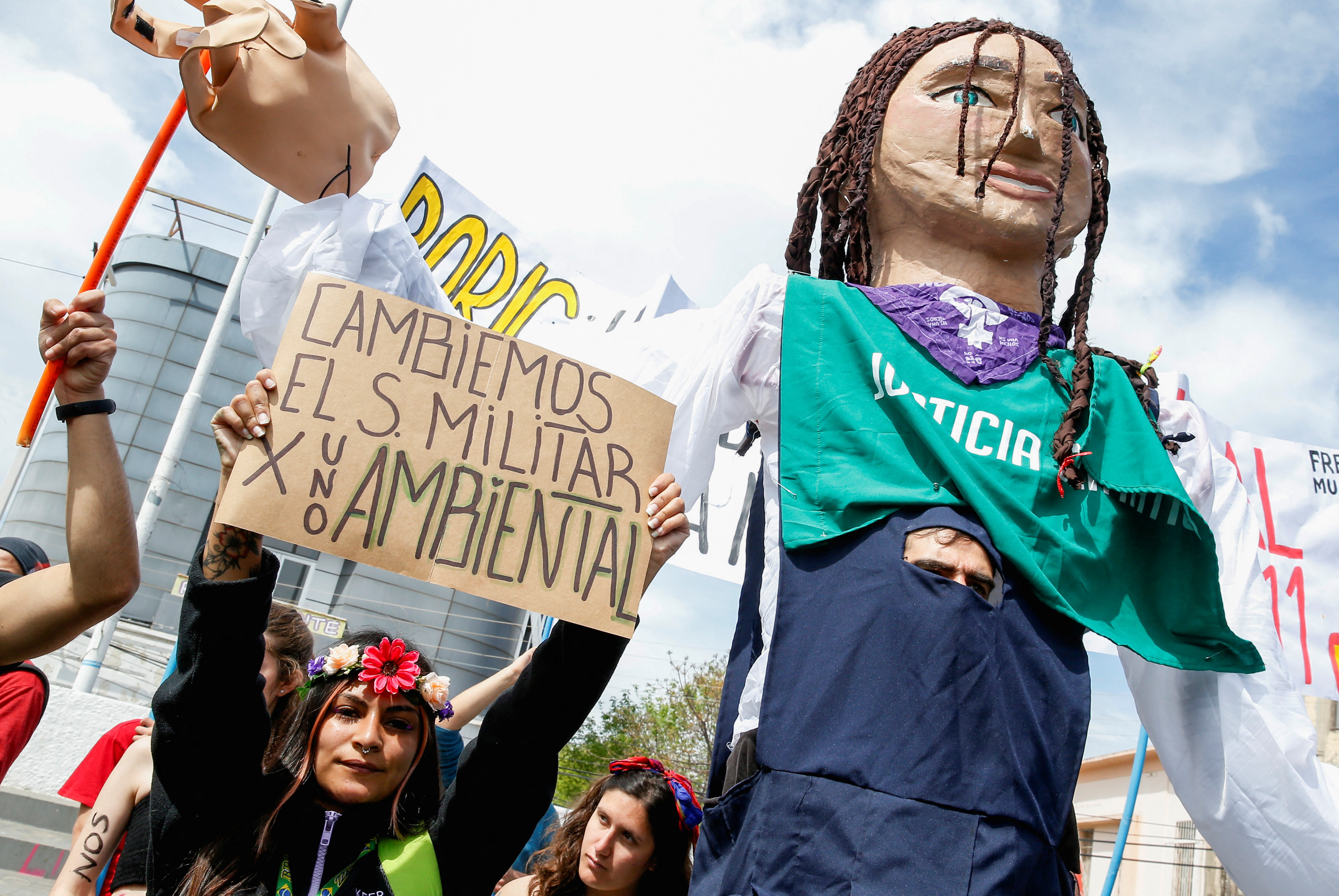 Protest against climate change called by the organization Fridays For Future, in Valparaiso