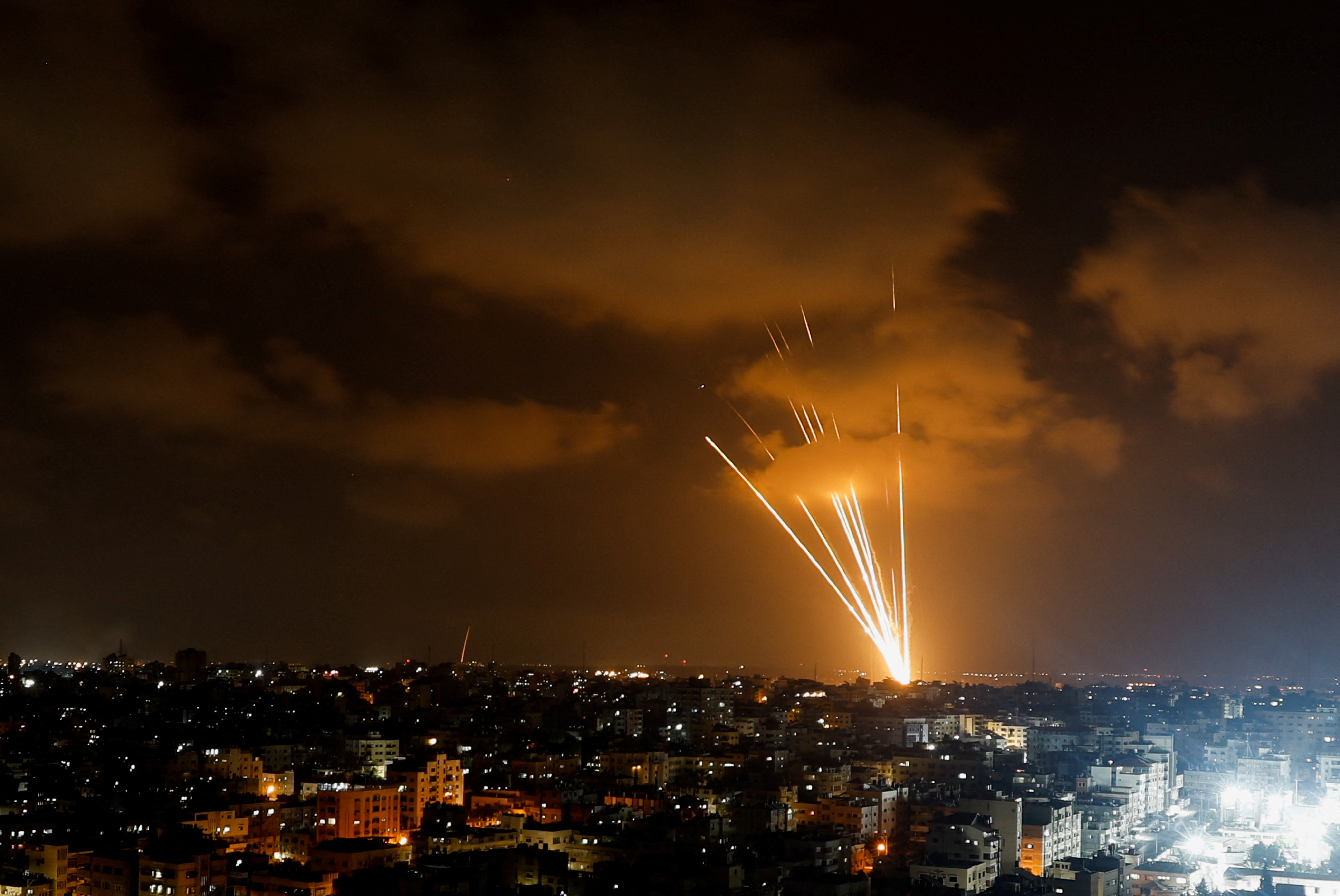 Israeli-Palestinian fighting in Gaza