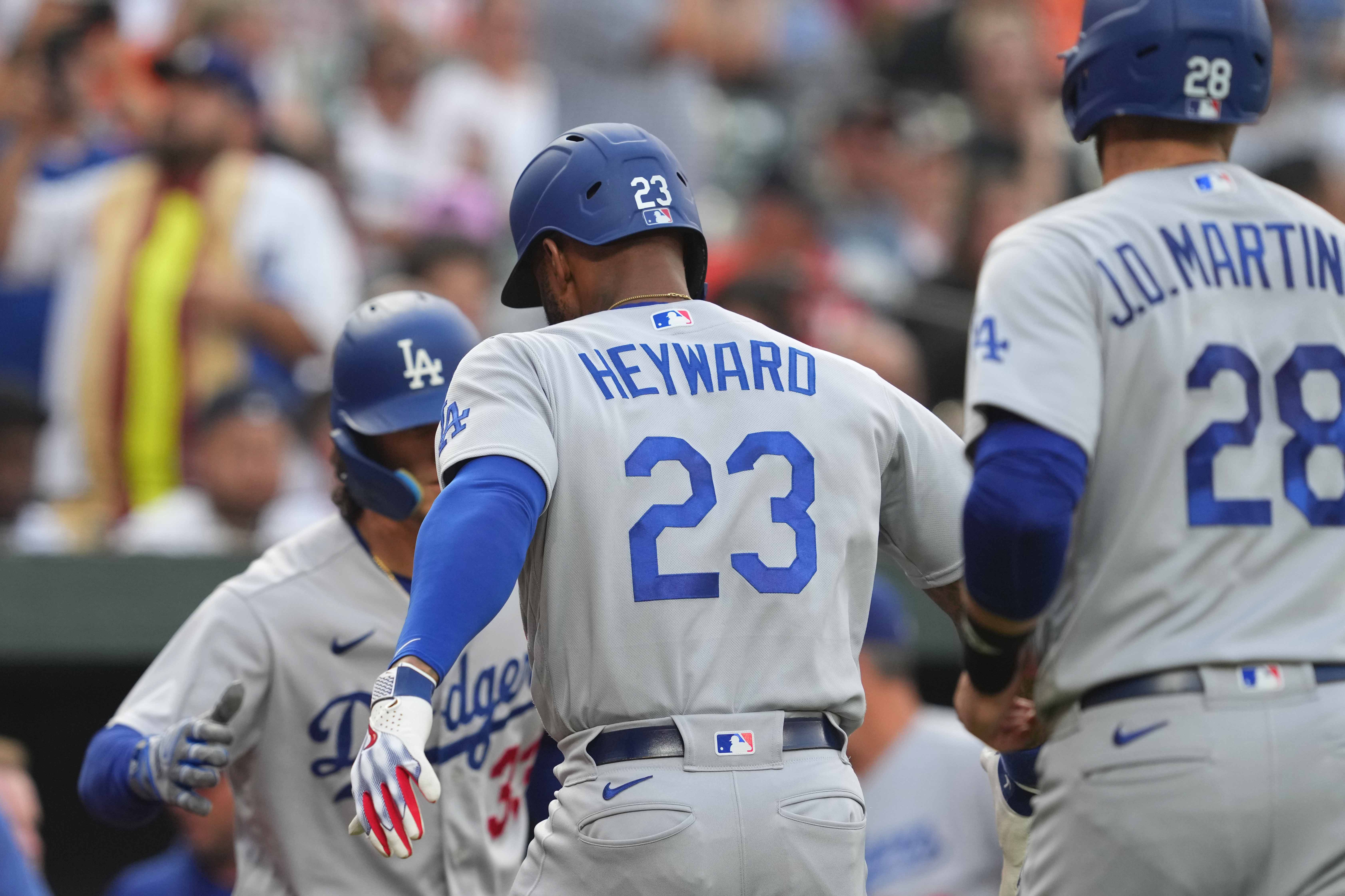 Jason Heyward's blast sparks Dodgers' blowout of O's