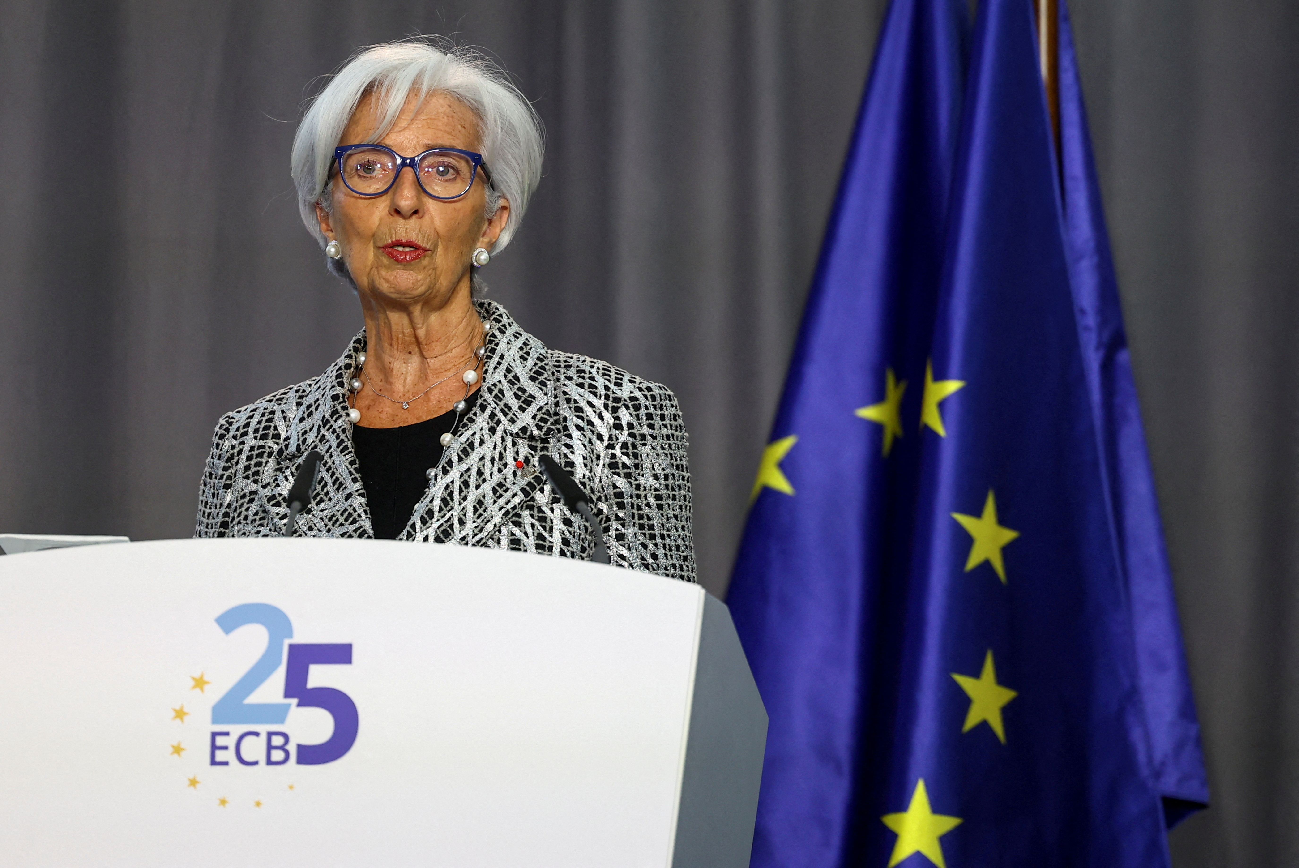 Photo d'archives de la présidence de la BCE, Christine Lagarde