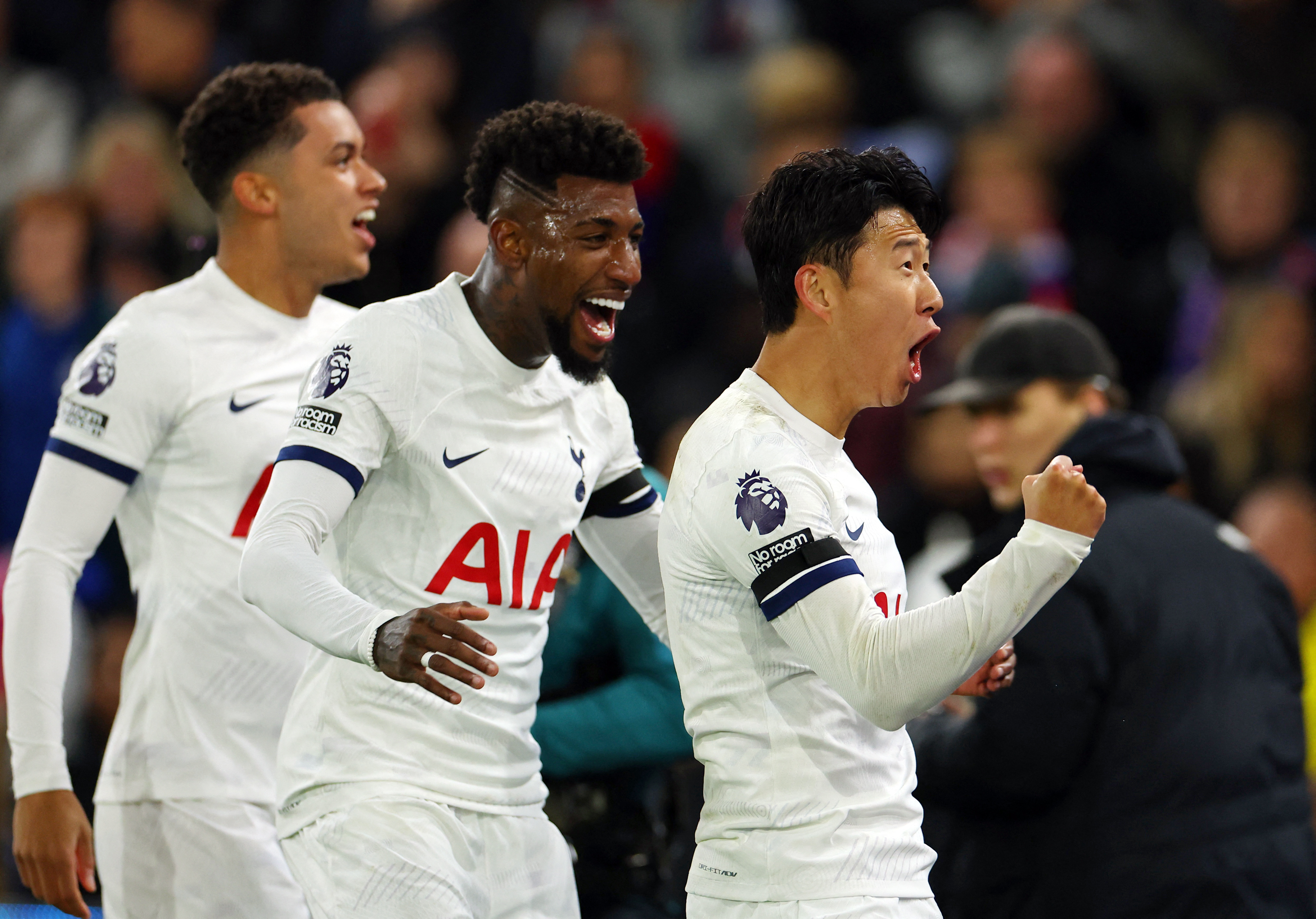 Tottenham goalkeeper Guglielmo Vicario on his leap in the Premier