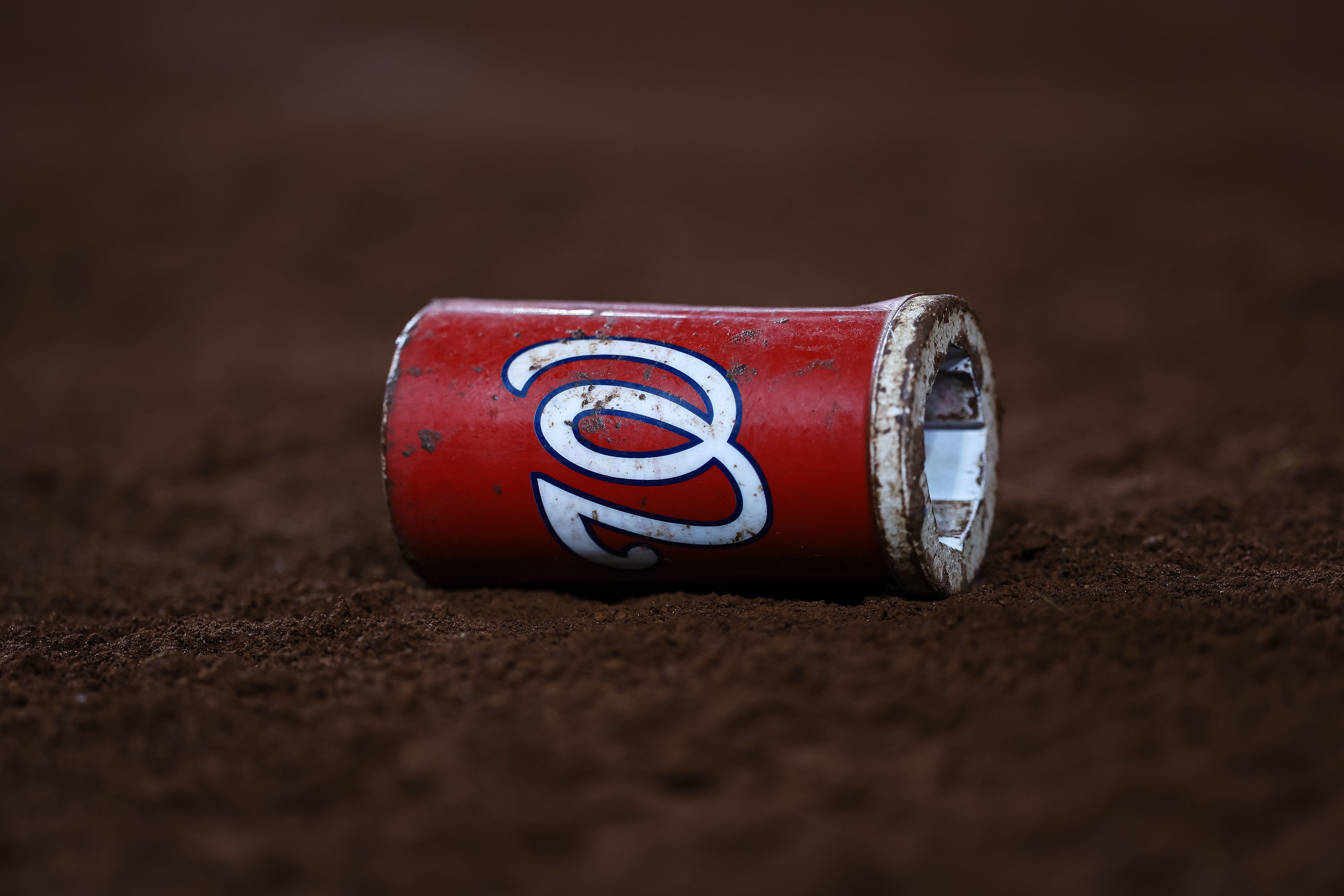 Colorado Rockies' Michael Toglia reacts after being hit by a pitch during  the ninth inning of a baseball game against the Washington Nationals at  Nationals Park, Monday, July 24, 2023, in Washington. (