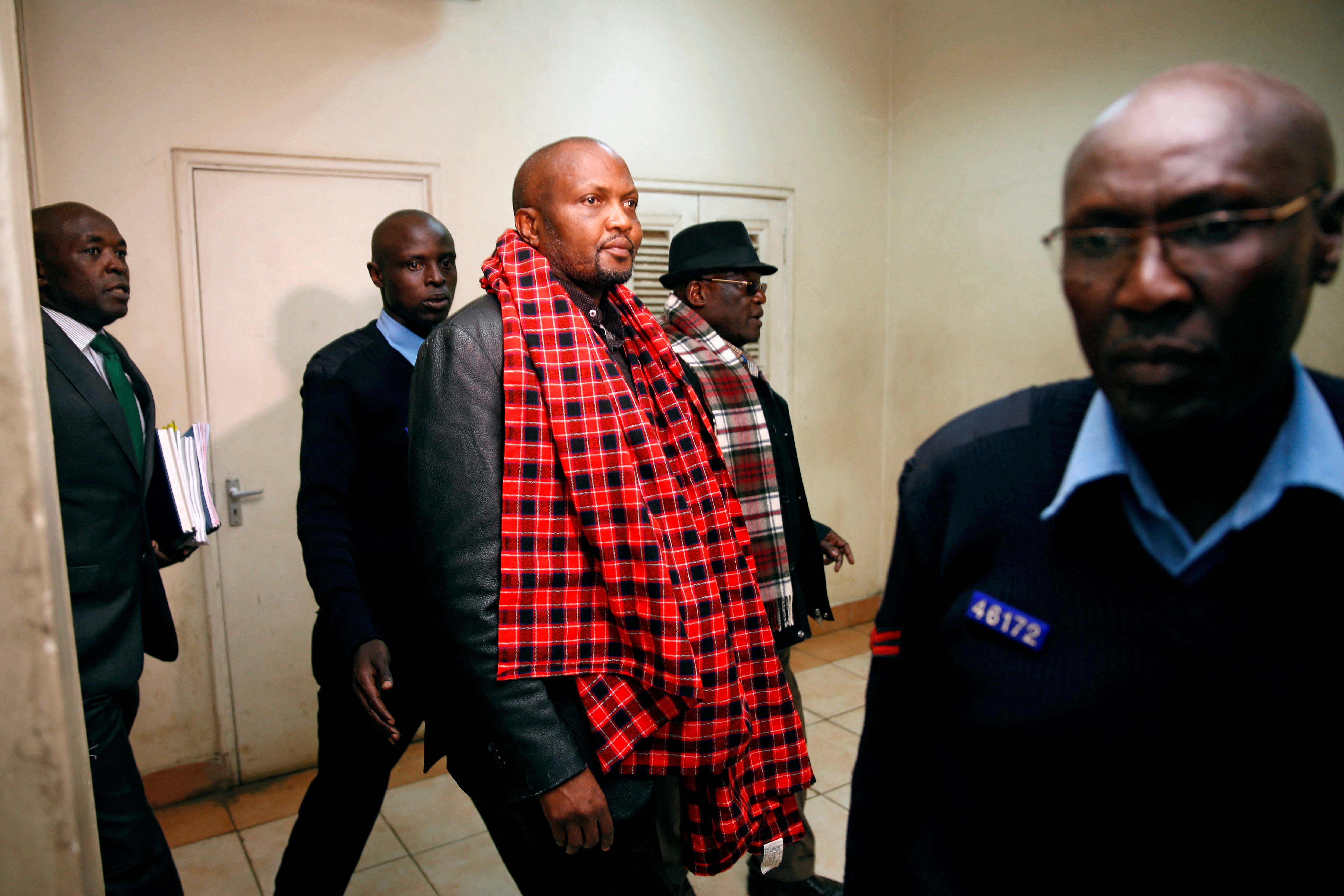 Kenyan member of parliament Moses Kuria of the Jubilee Party is brought to court after being arrested over hate speech allegations in Nairobi