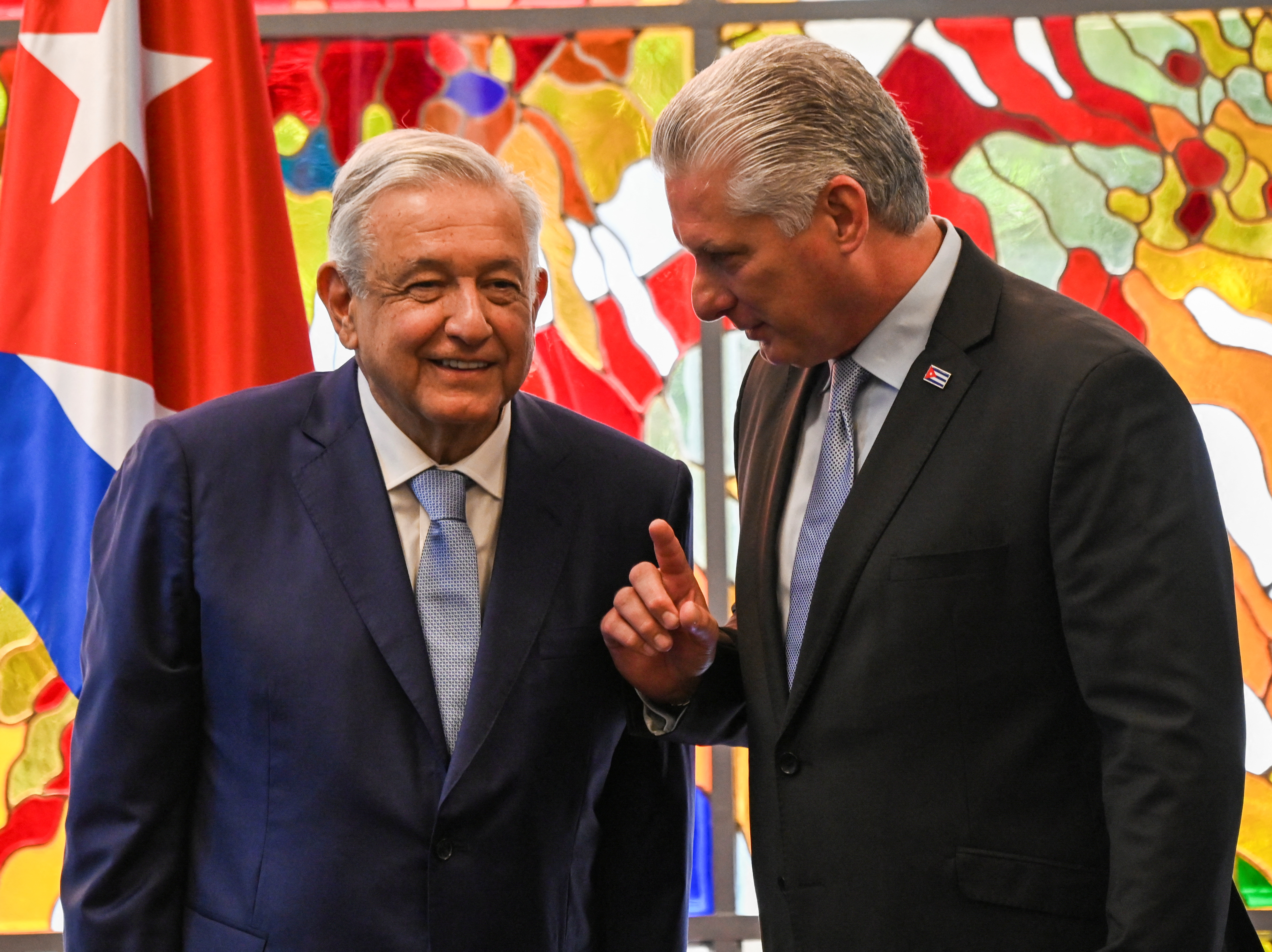 Mexico's President Andres Manuel Lopez Obrador visits Cuba