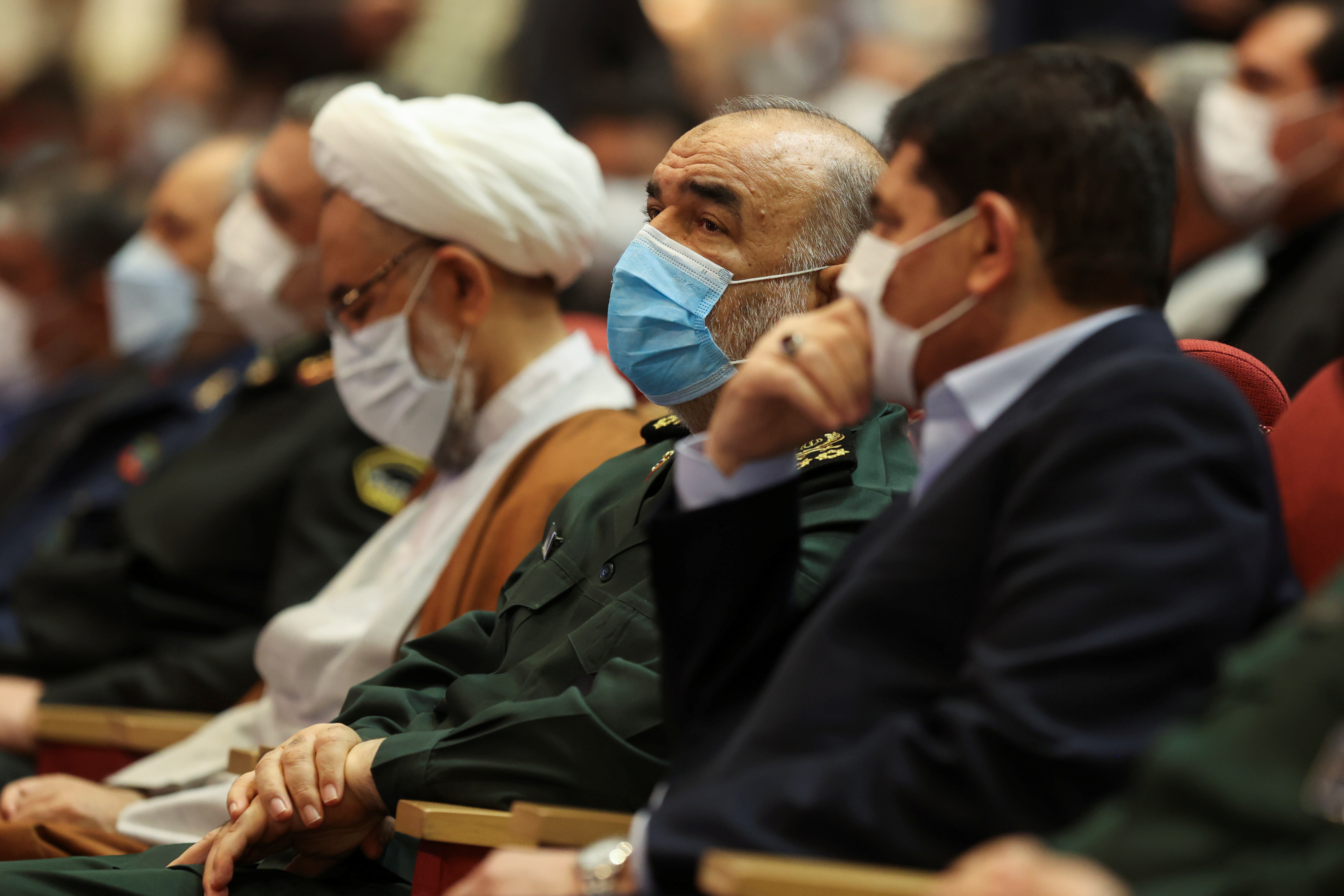 Ceremony marking the anniversary of the death of senior Iranian military commander Mohammad Hejazi, in Tehran