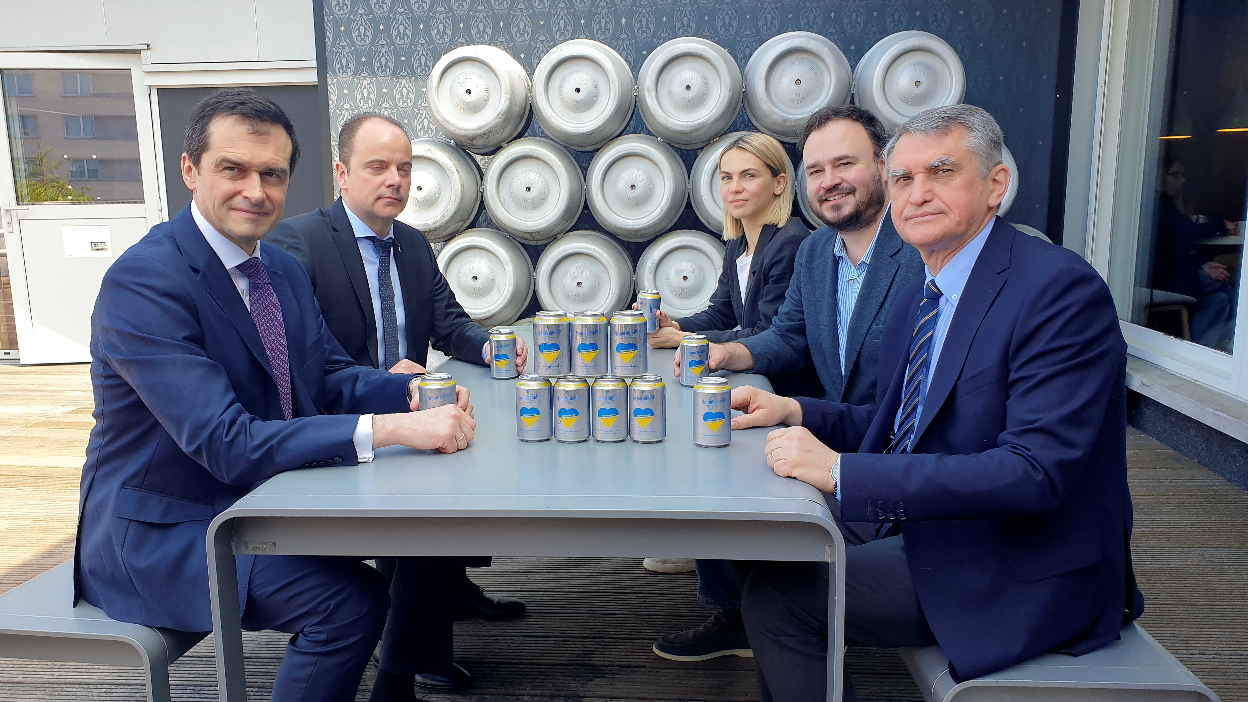 Launch of the production of Ukrainian beer in Belgium