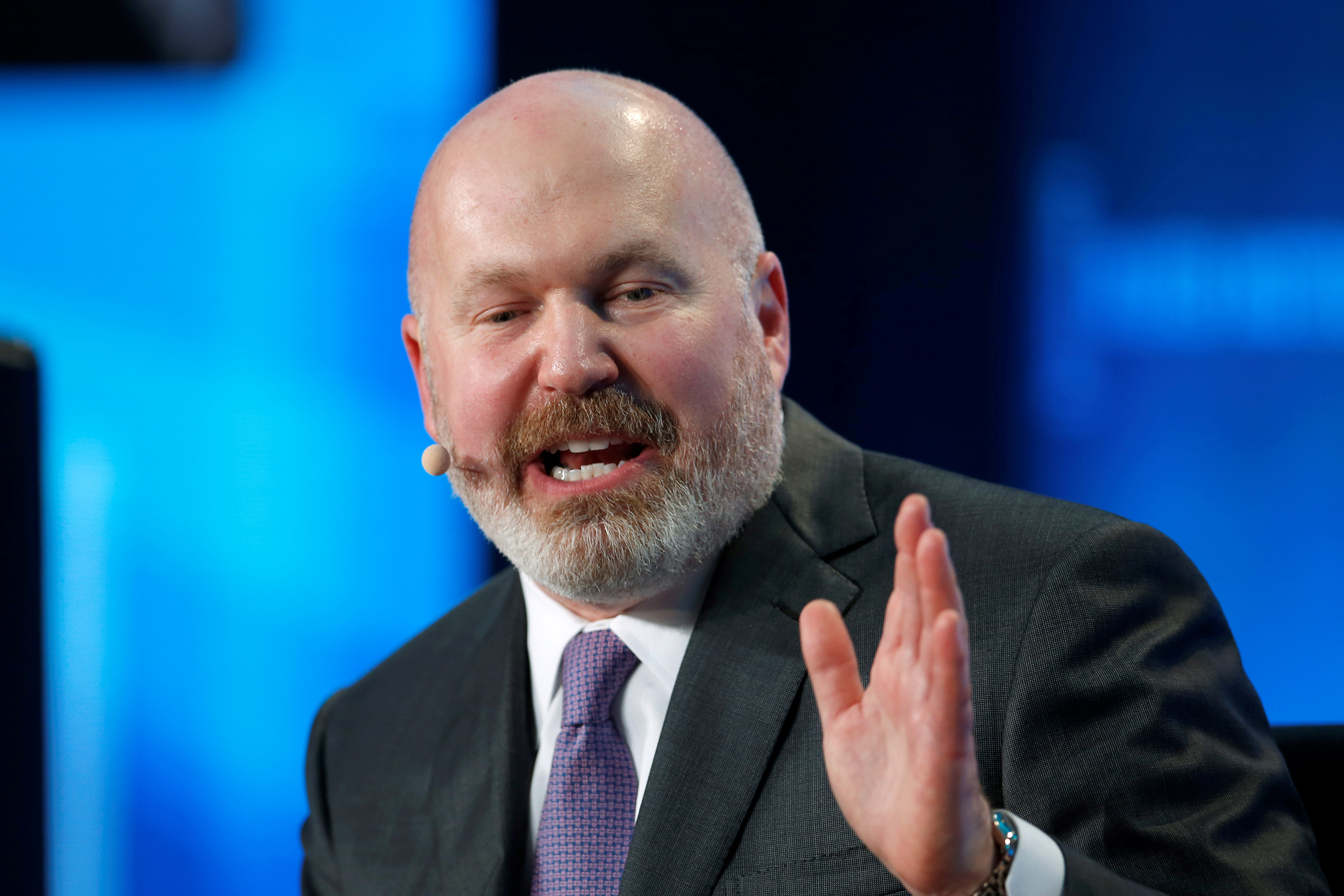 File photo of Cliff Asness, Co-Founder, Managing Principal and Chief Investment Officer of AQR Capital Management, speaking at the Milken Institute Global Conference in Beverly Hills