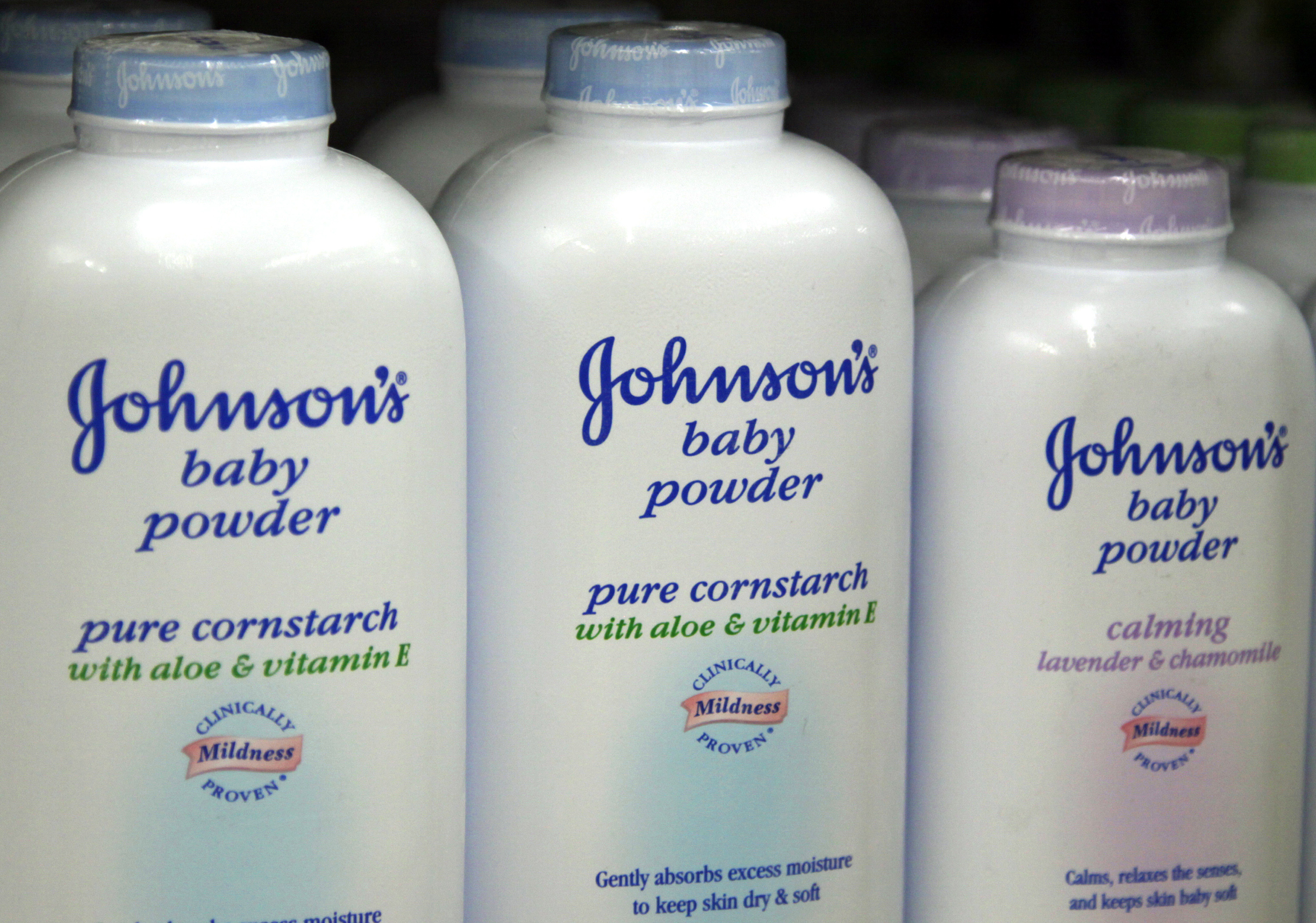 Products made by Johnson & Johnson for sale on a store shelf in Westminster