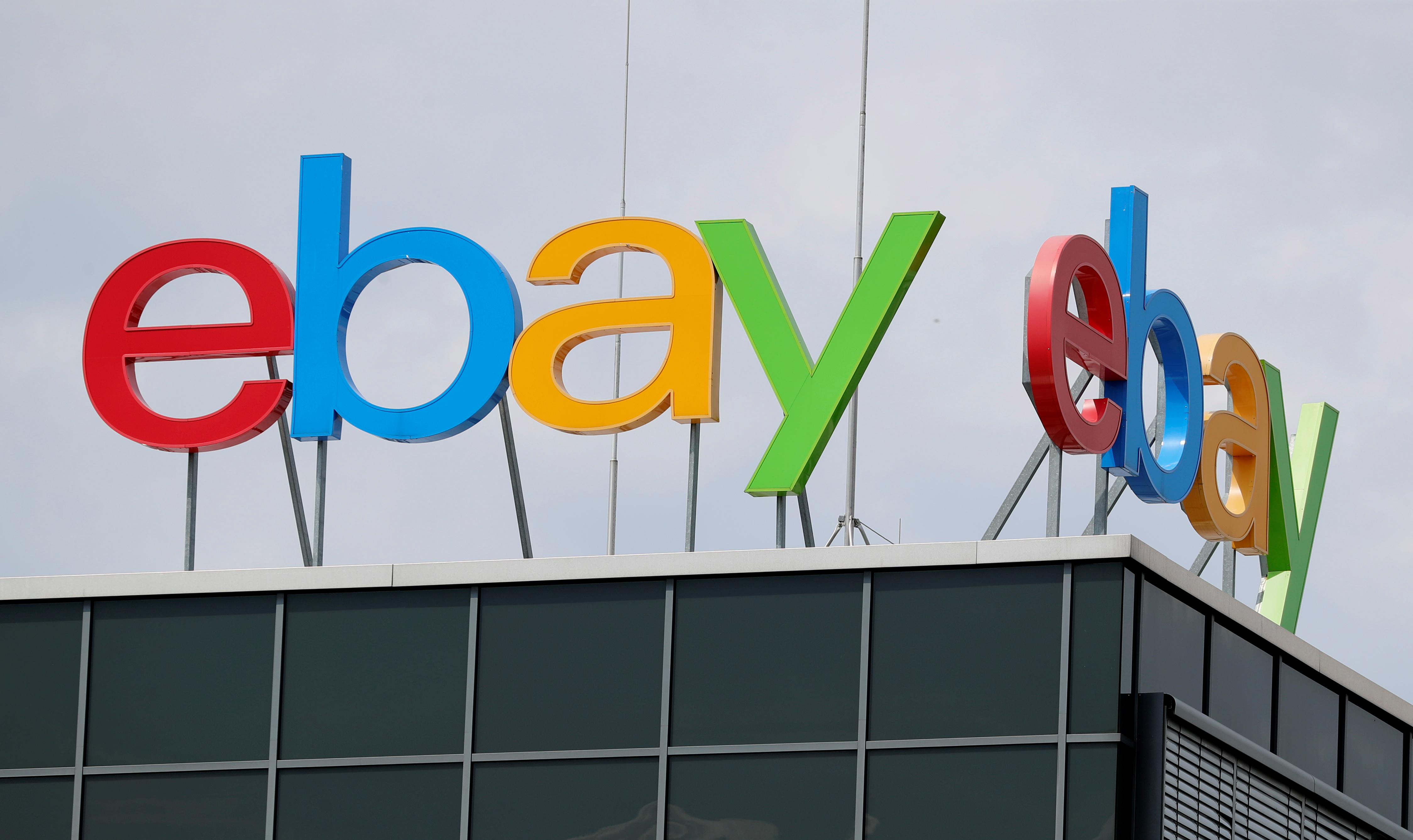 The German headquarters of eBay is pictured at Europarc Dreilinden business park south of Berlin in Kleinmachnow