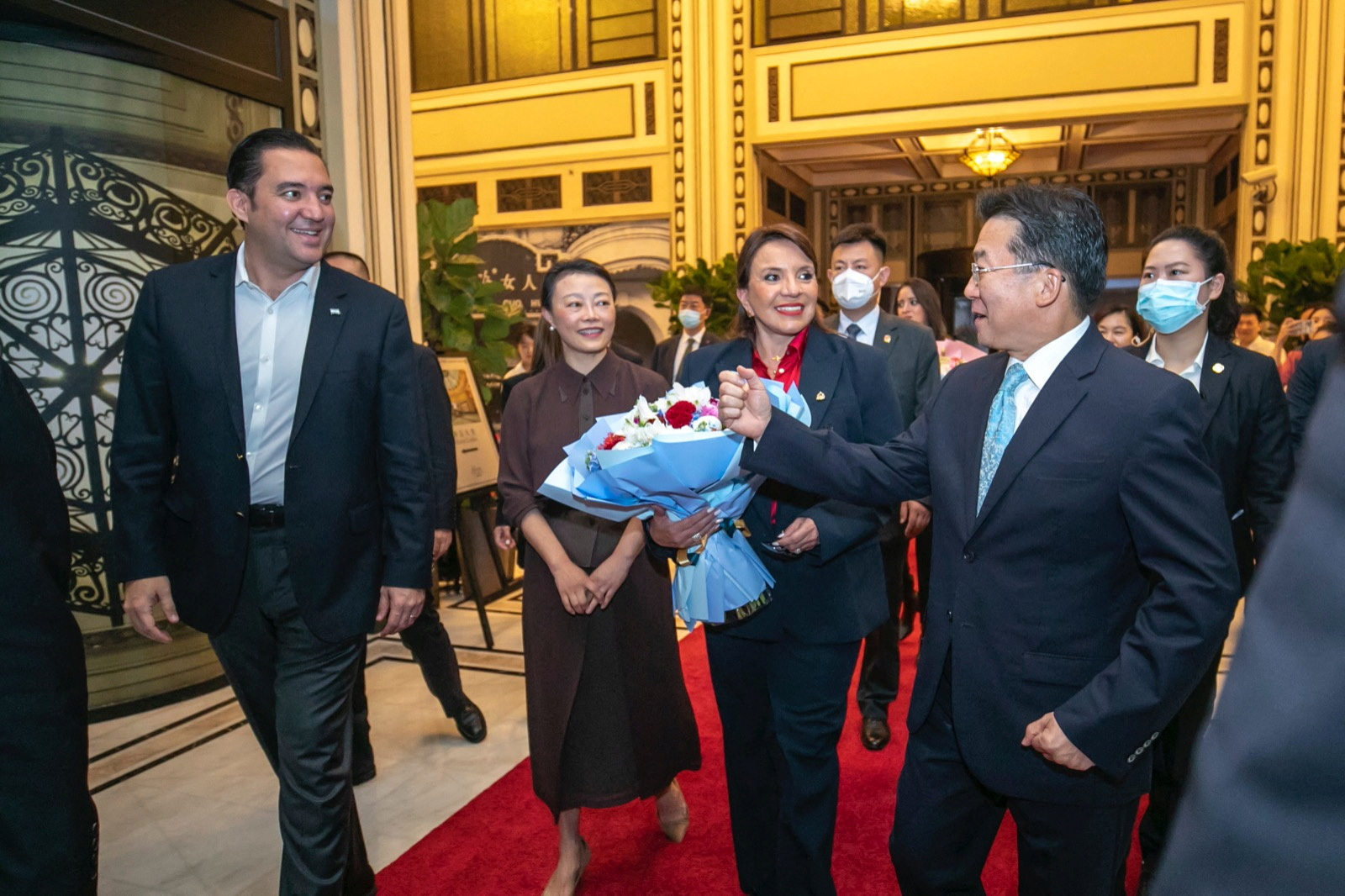 Honduran president visits China in first trip after ties established