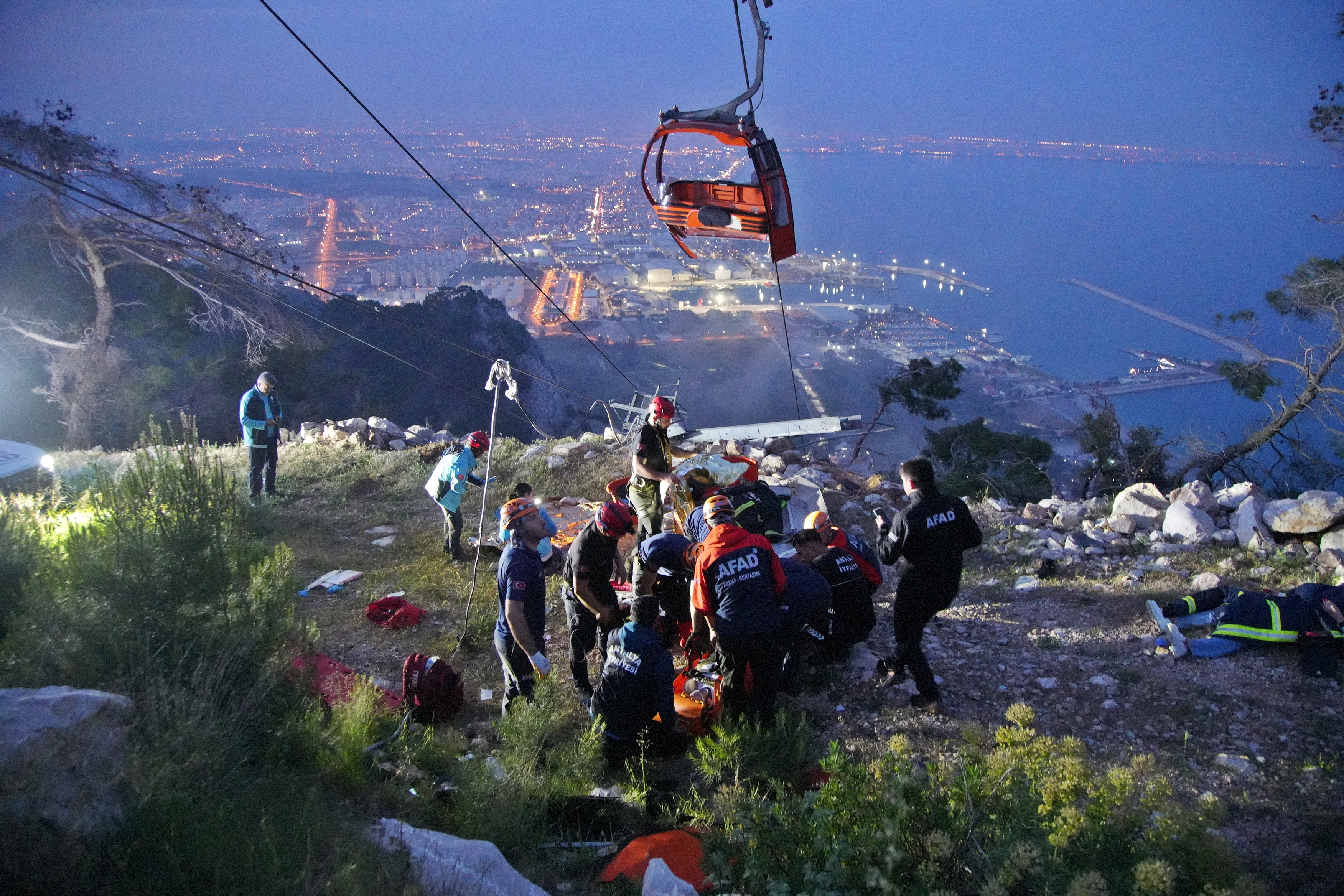 Cable car accident in southern Turkey