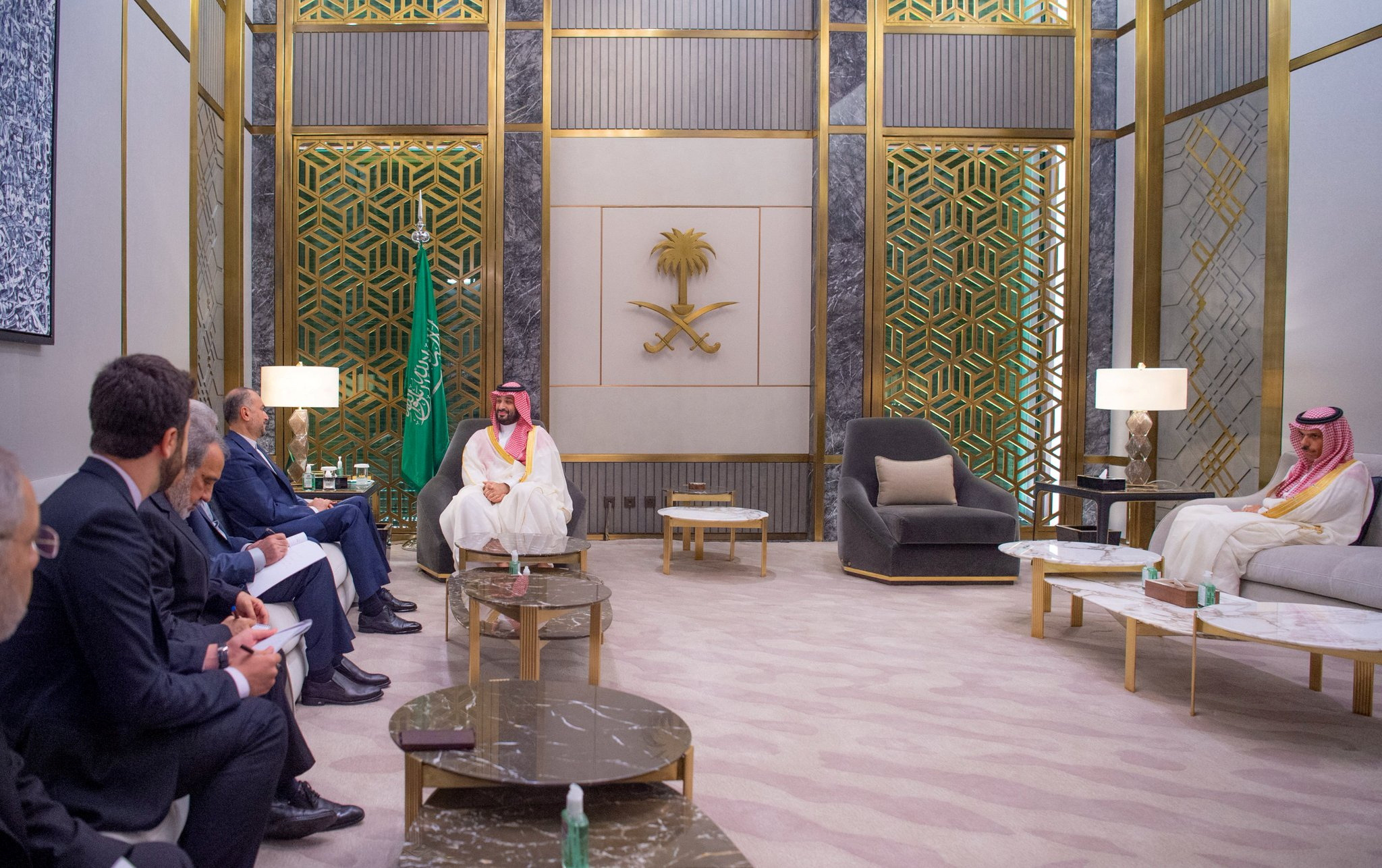Saudi Crown Prince, Mohammed bin Salman meets with Iranian Foreign Minister Hossein Amir-Abdollahian in Jeddah