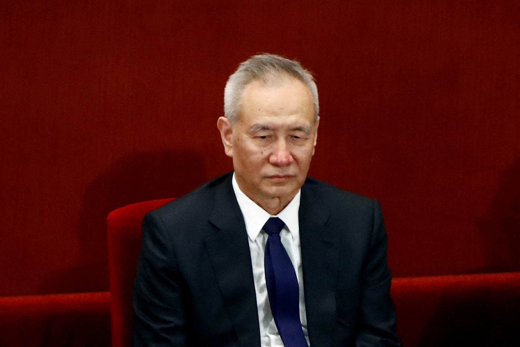 Chinese Vice Premier Liu He attends the closing session of CPPCC in Beijing