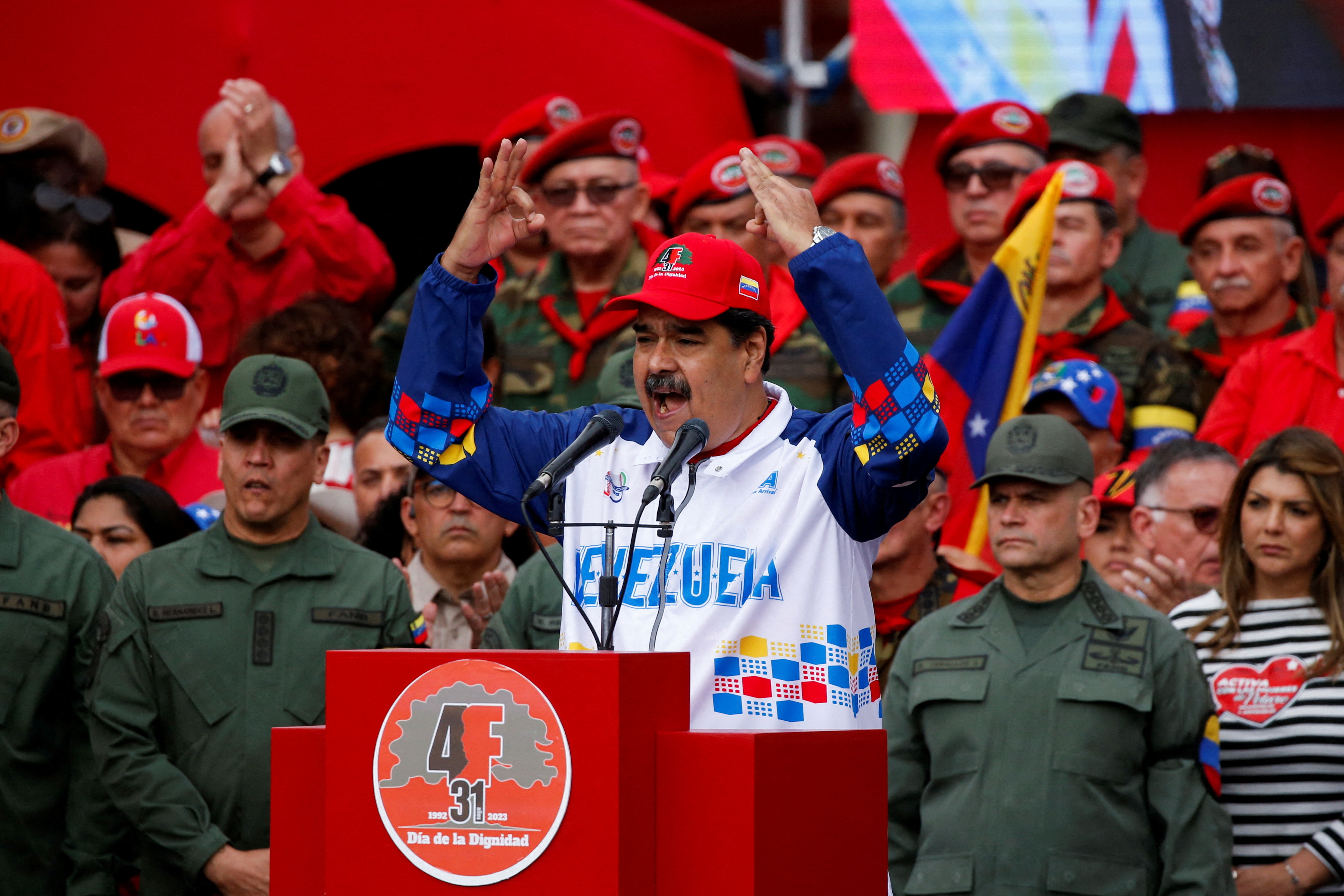Venezuela's government marks anniversary of Chavez's coup attempt in Caracas