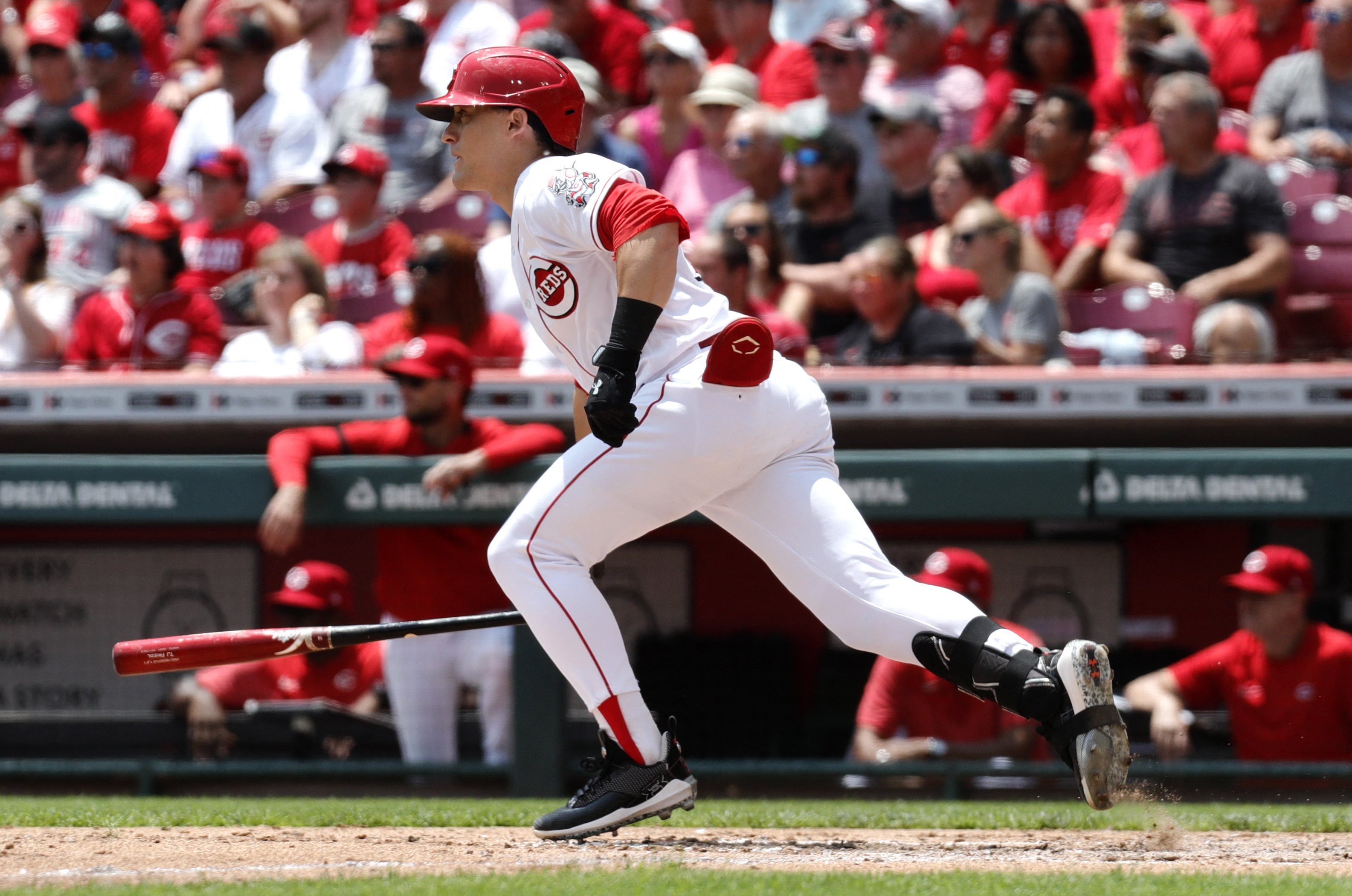 Jake Fraley rallies Reds late vs. Rockies to extend their MLB-best winning  streak to 11 games - The Boston Globe