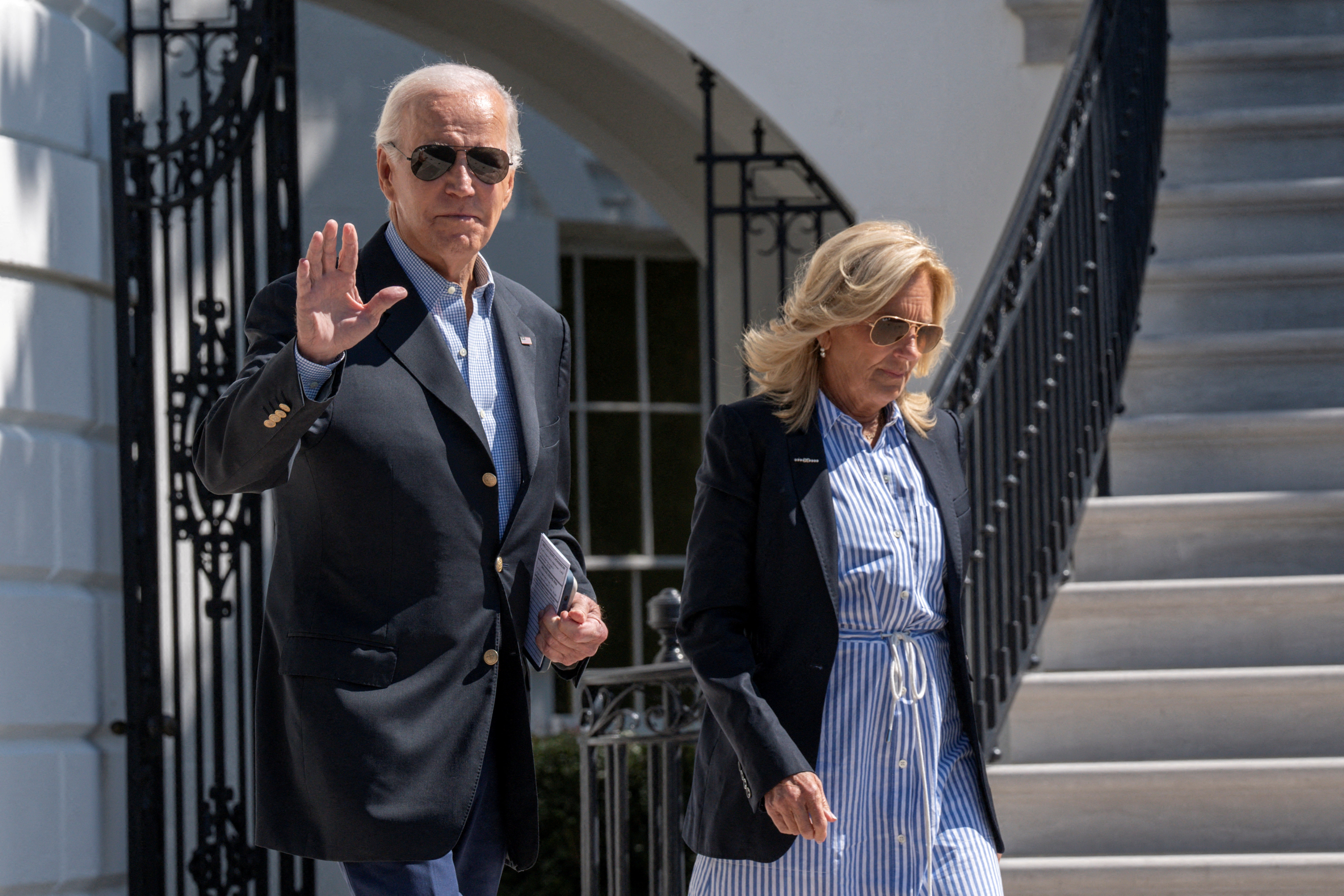Biden Departs White House to Joint Base Andrews