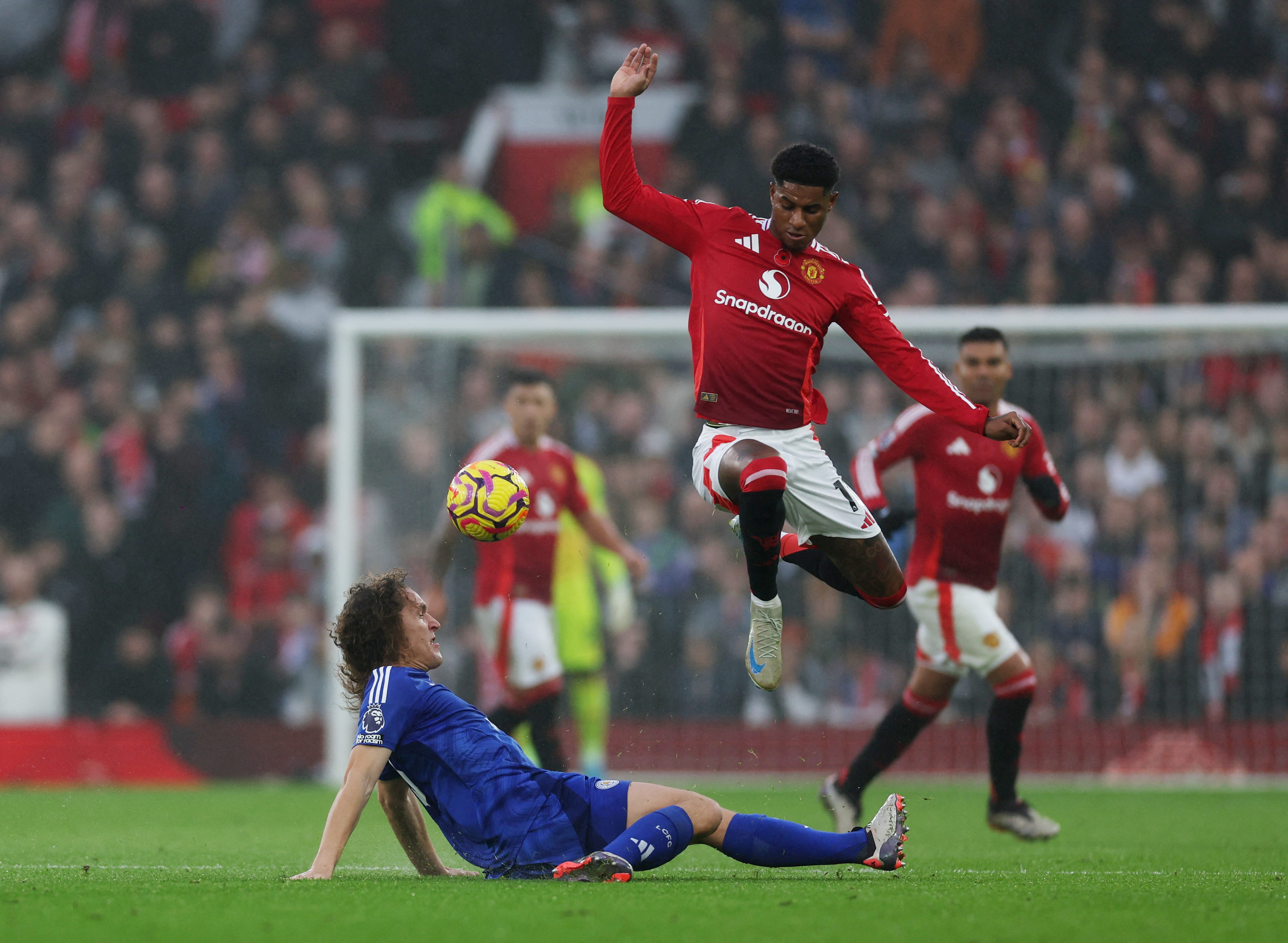 Man United thrash Leicester 3-0 in Van Nistelrooy's last game as interim  boss | Reuters