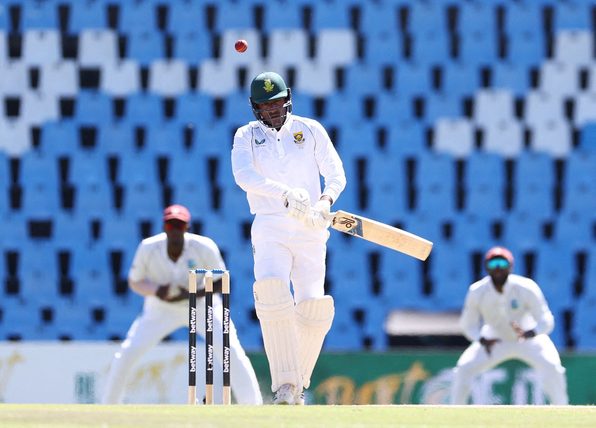 Test South Africa v France lineups Reuters