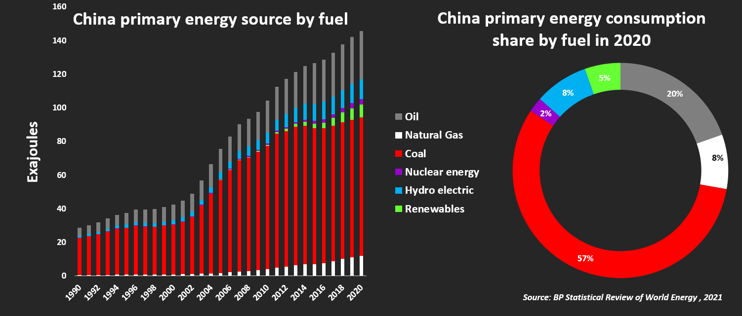 China primary energy source by fuel