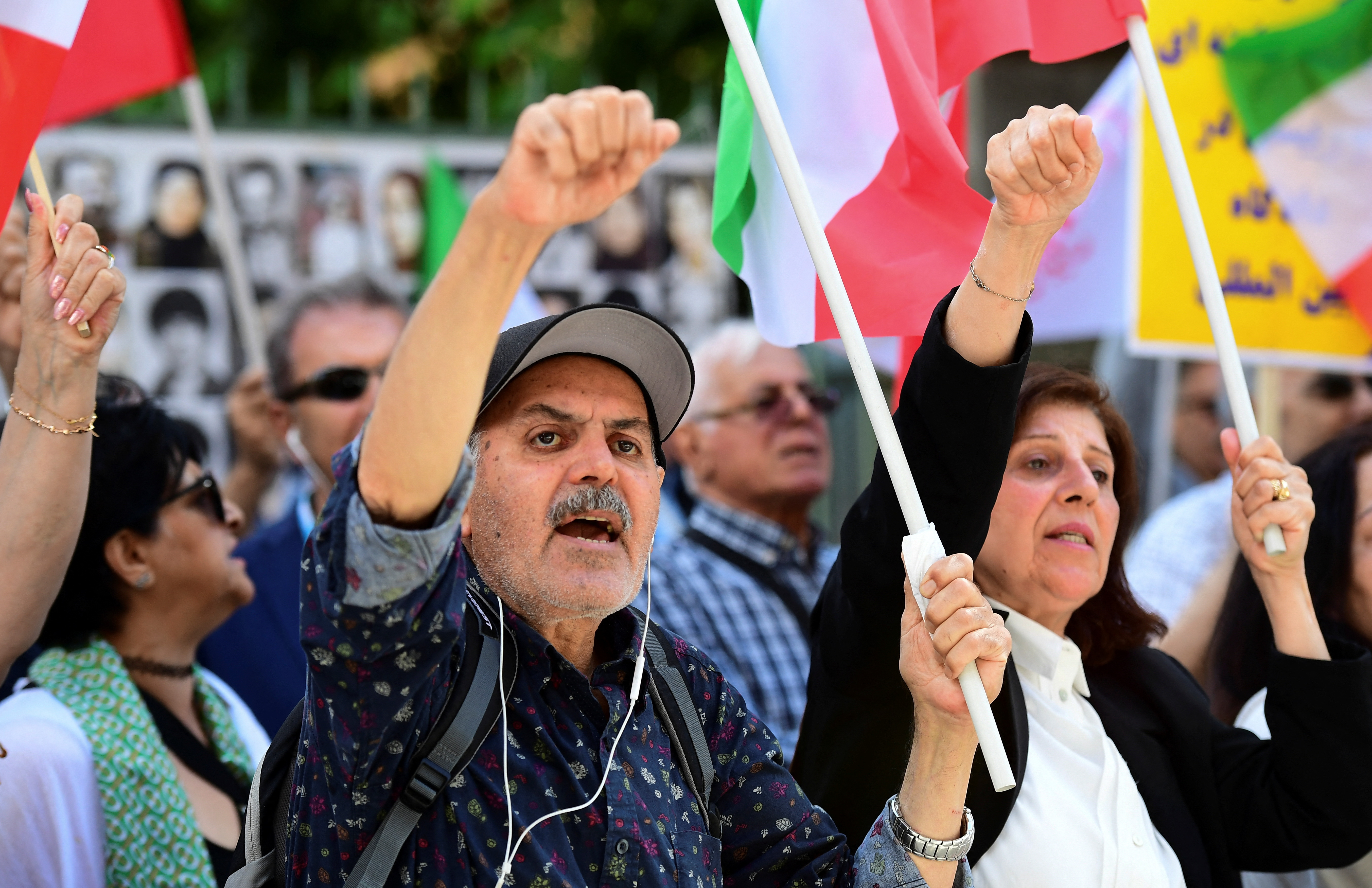 People react to the verdict of the Hamid Noury trial, in Stockholm