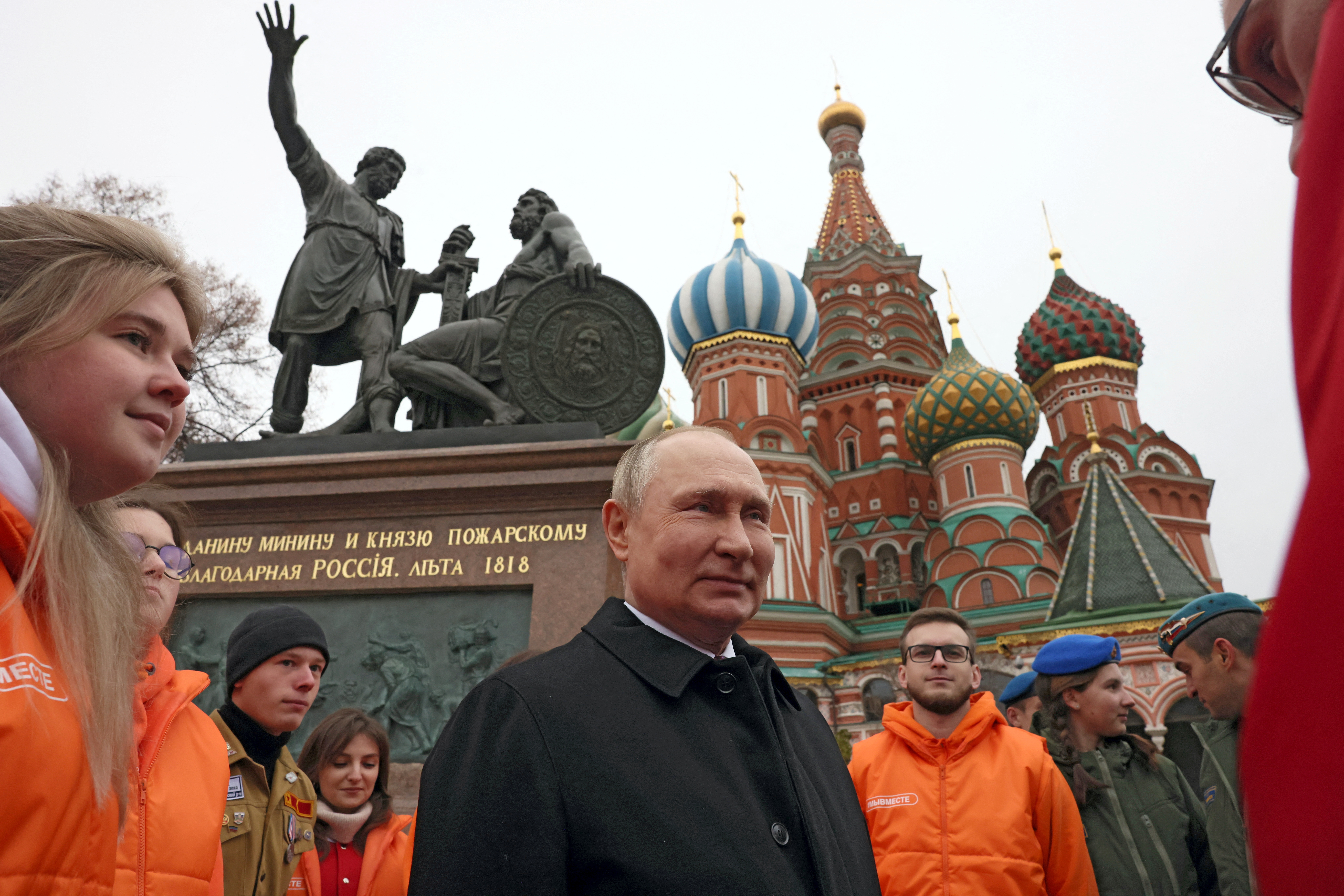 Russian President Putin marks National Unity Day in Moscow