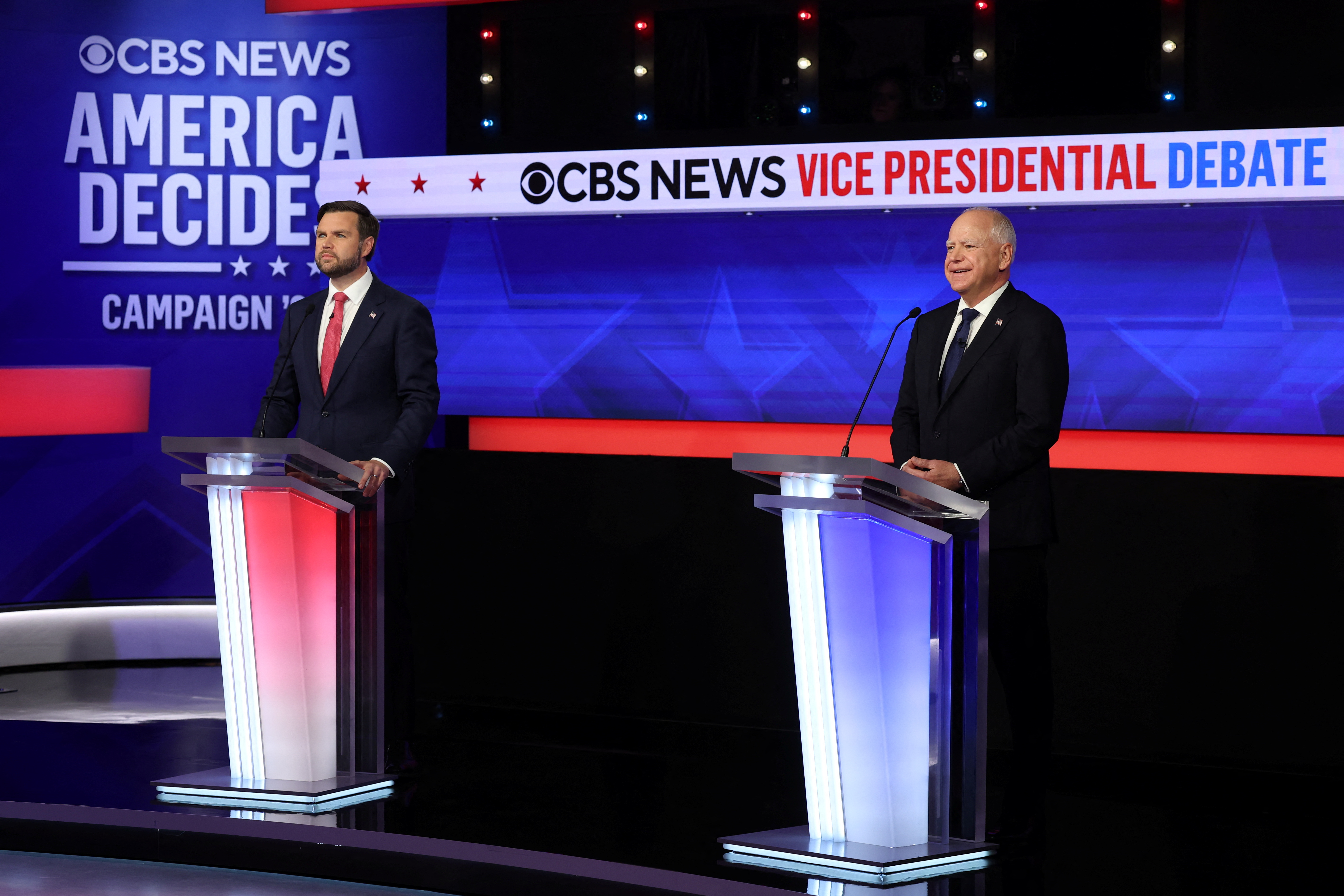 VP Debate Live: Walz and Vance focus on policy over personal attacks - as  it happened | Reuters